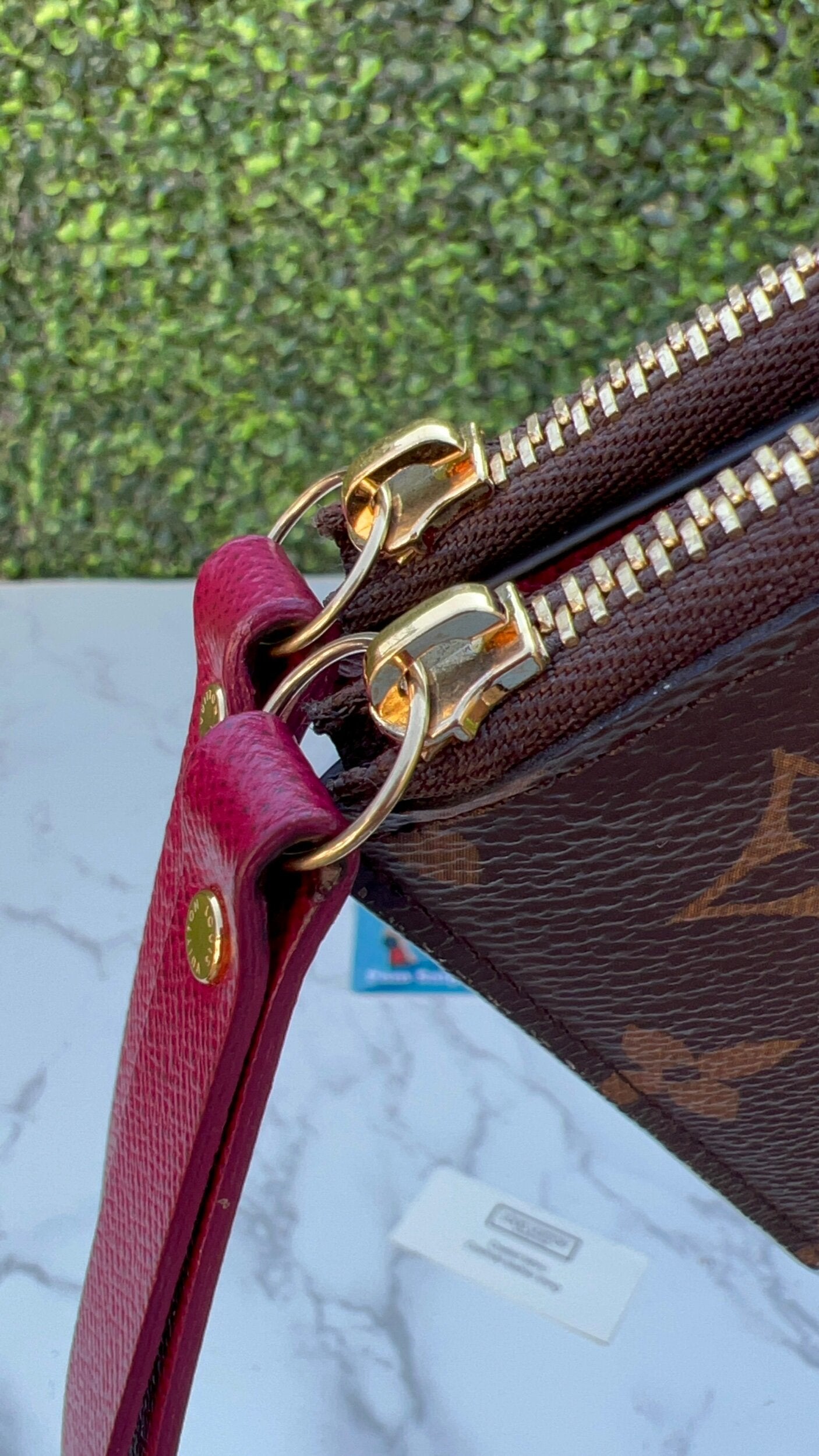Authentic Preowned Louis Vuitton Adele Monogram Canvas Wallet Fuchsia