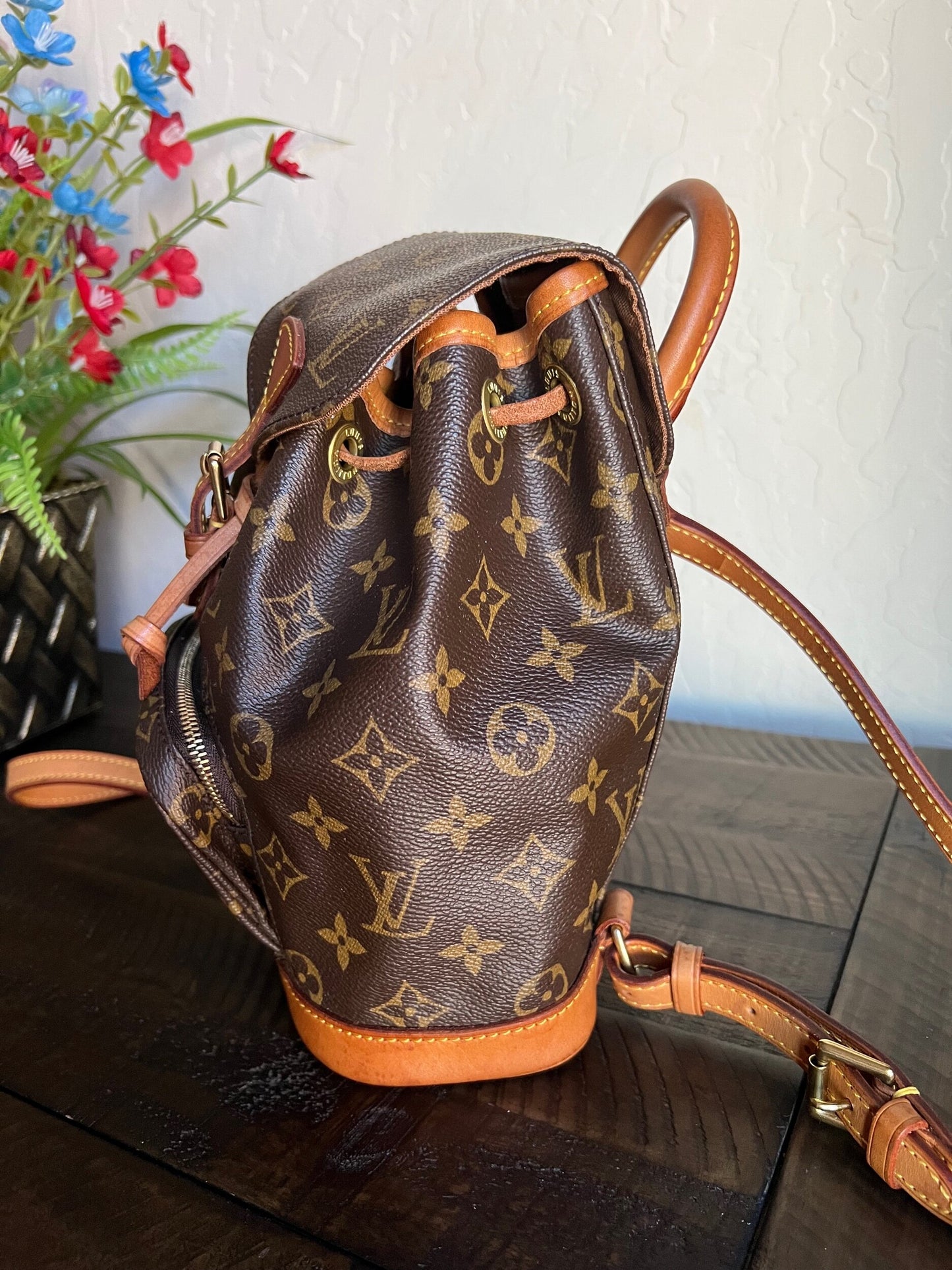 Montsouris PM aka Mini Monogram Canvas Backpack