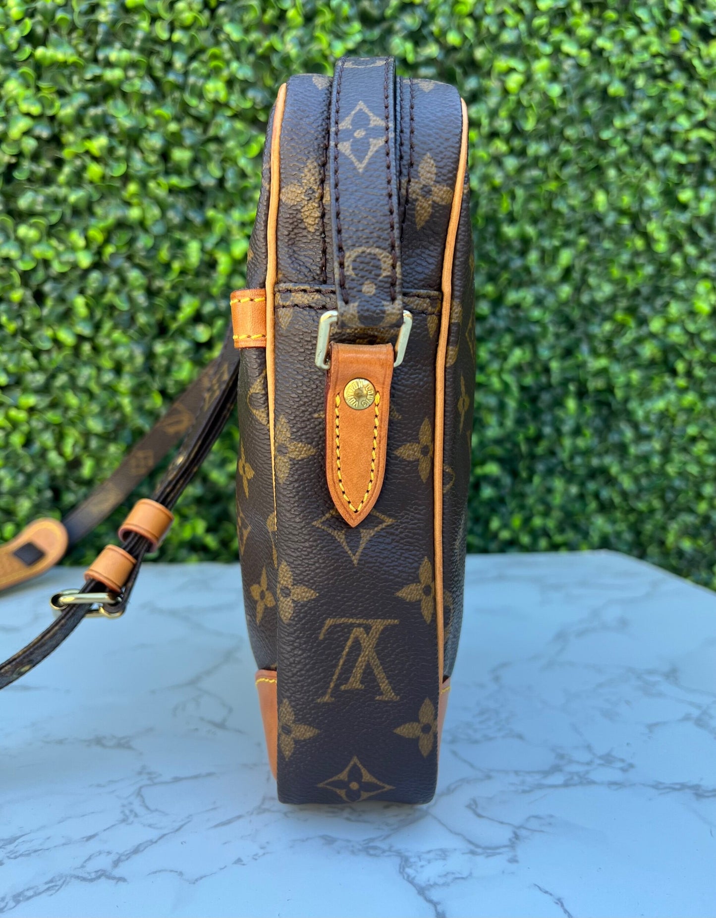 Authentic Preowned LV Danube PM Monogram Crossbody Bag