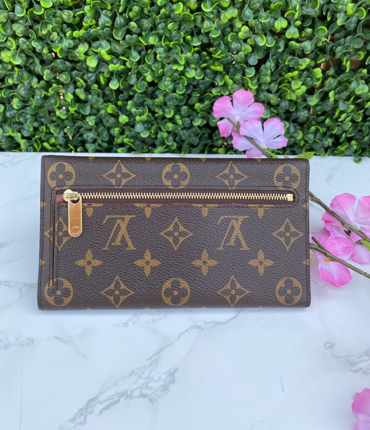 Eugenie Monogram Canvas Wallet