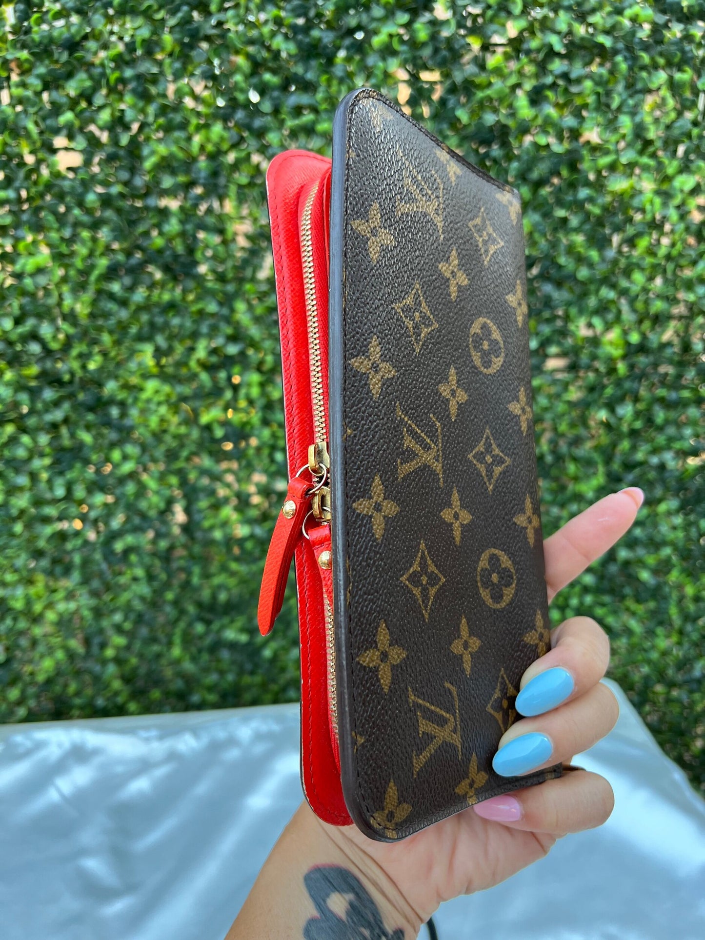 Authentic Preowned Louis Vuitton Insolite Monogram Canvas Wallet Red