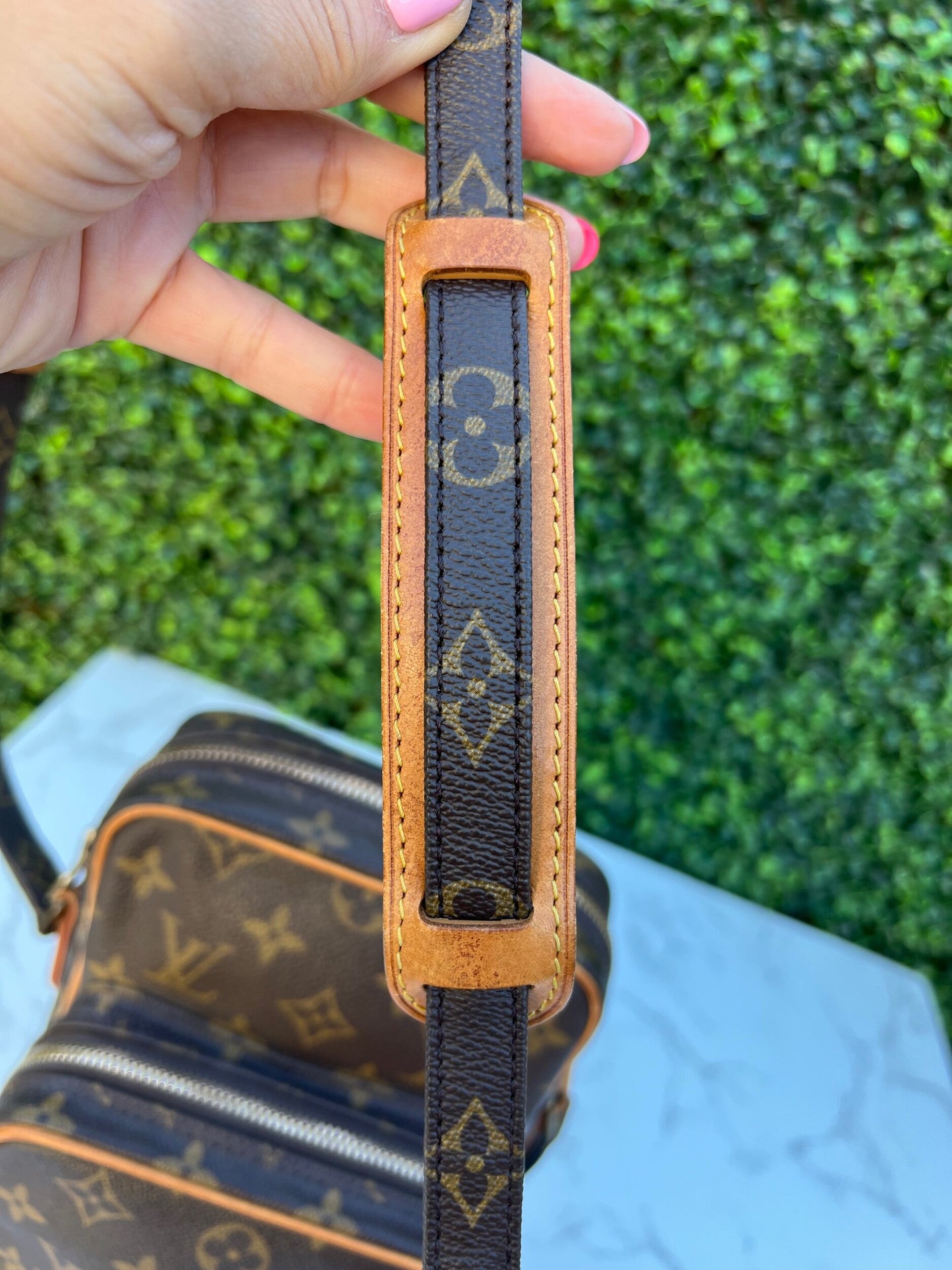 Authentic LV Monogram Amazone Crossbody Bag