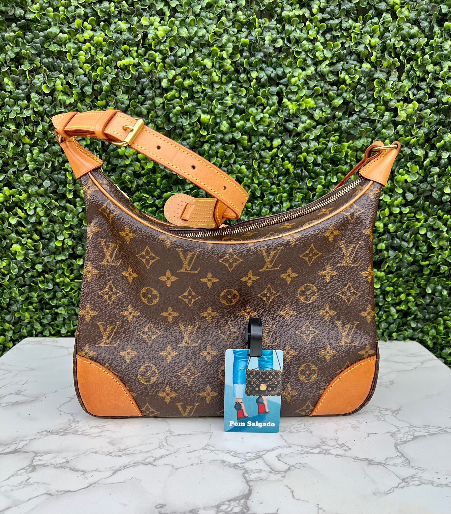 Authentic Preowned LV Boulogne 30 Monogram Shoulder Bag