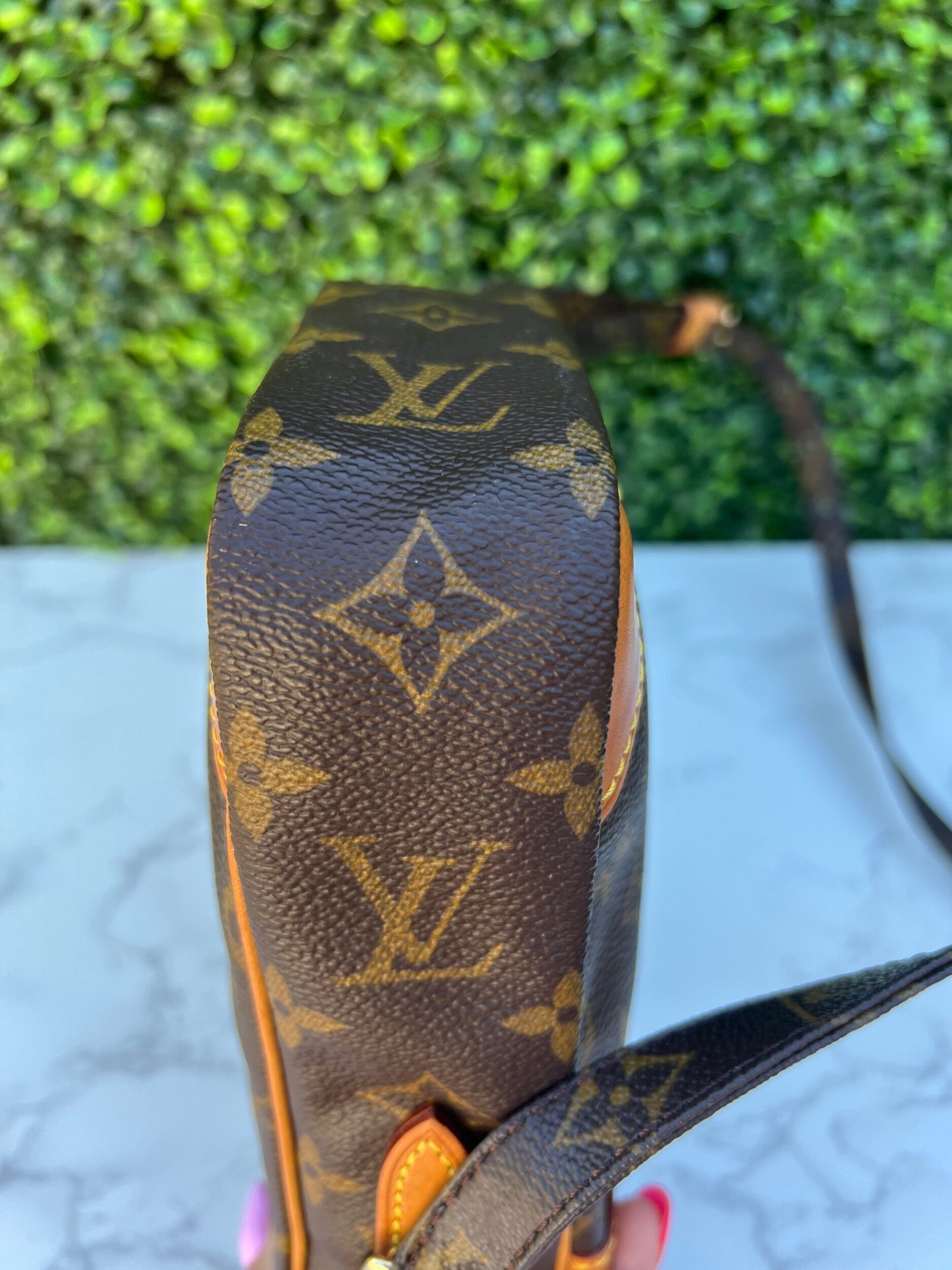 Authentic Preowned LV Danube PM Monogram Crossbody Bag