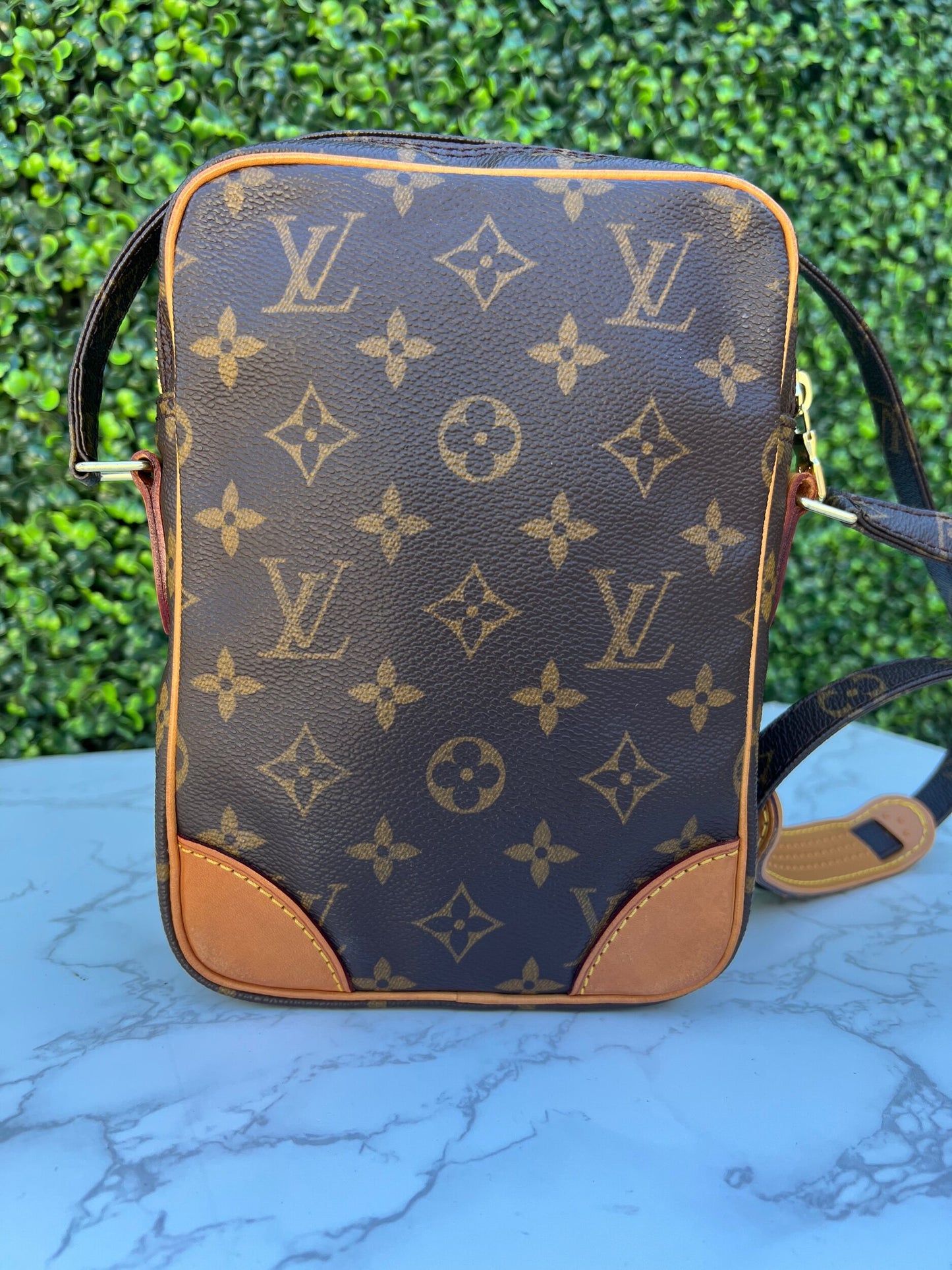 Authentic Preowned LV Danube PM Monogram Crossbody Bag