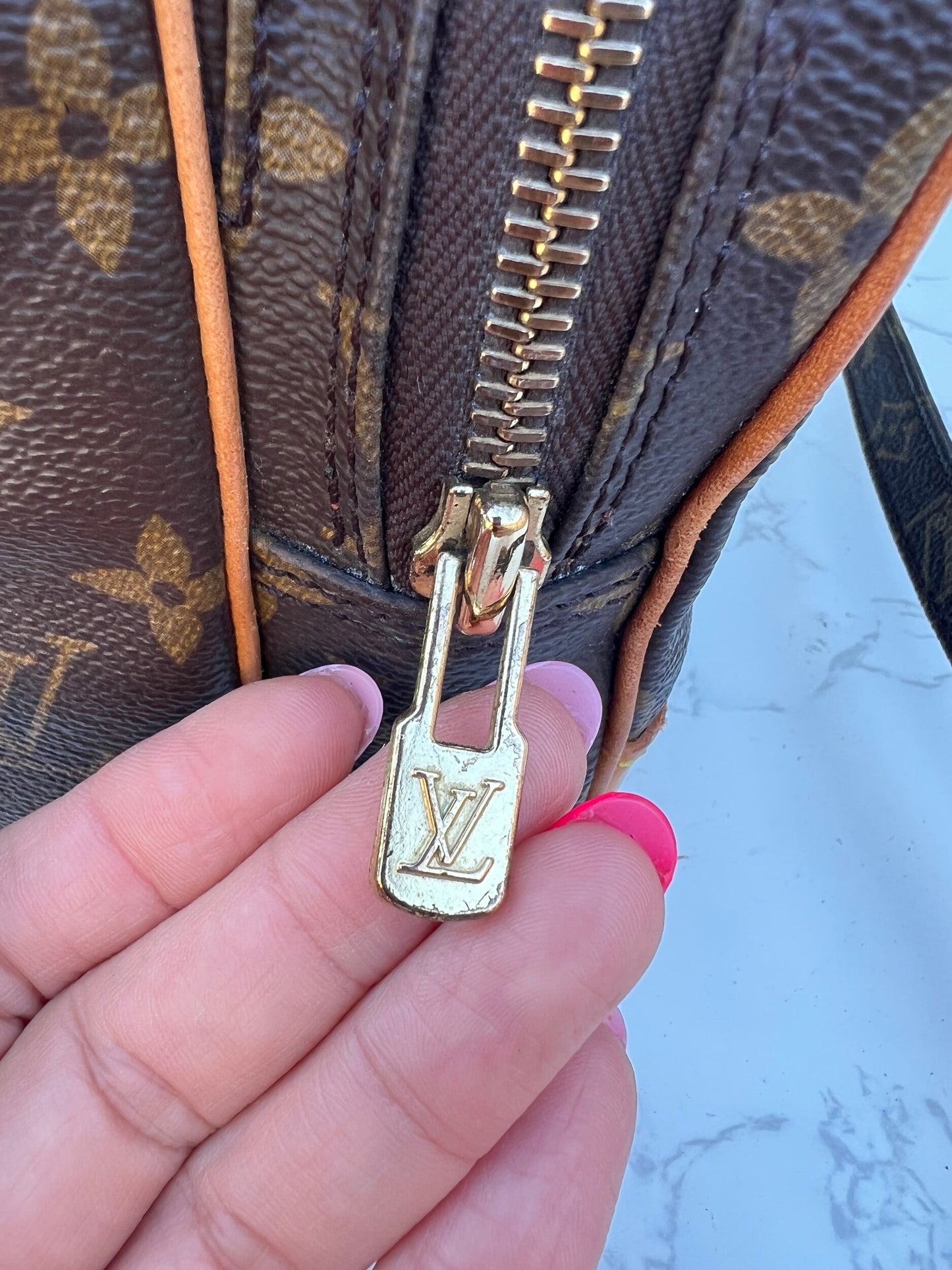 Authentic LV Monogram Amazone Crossbody Bag
