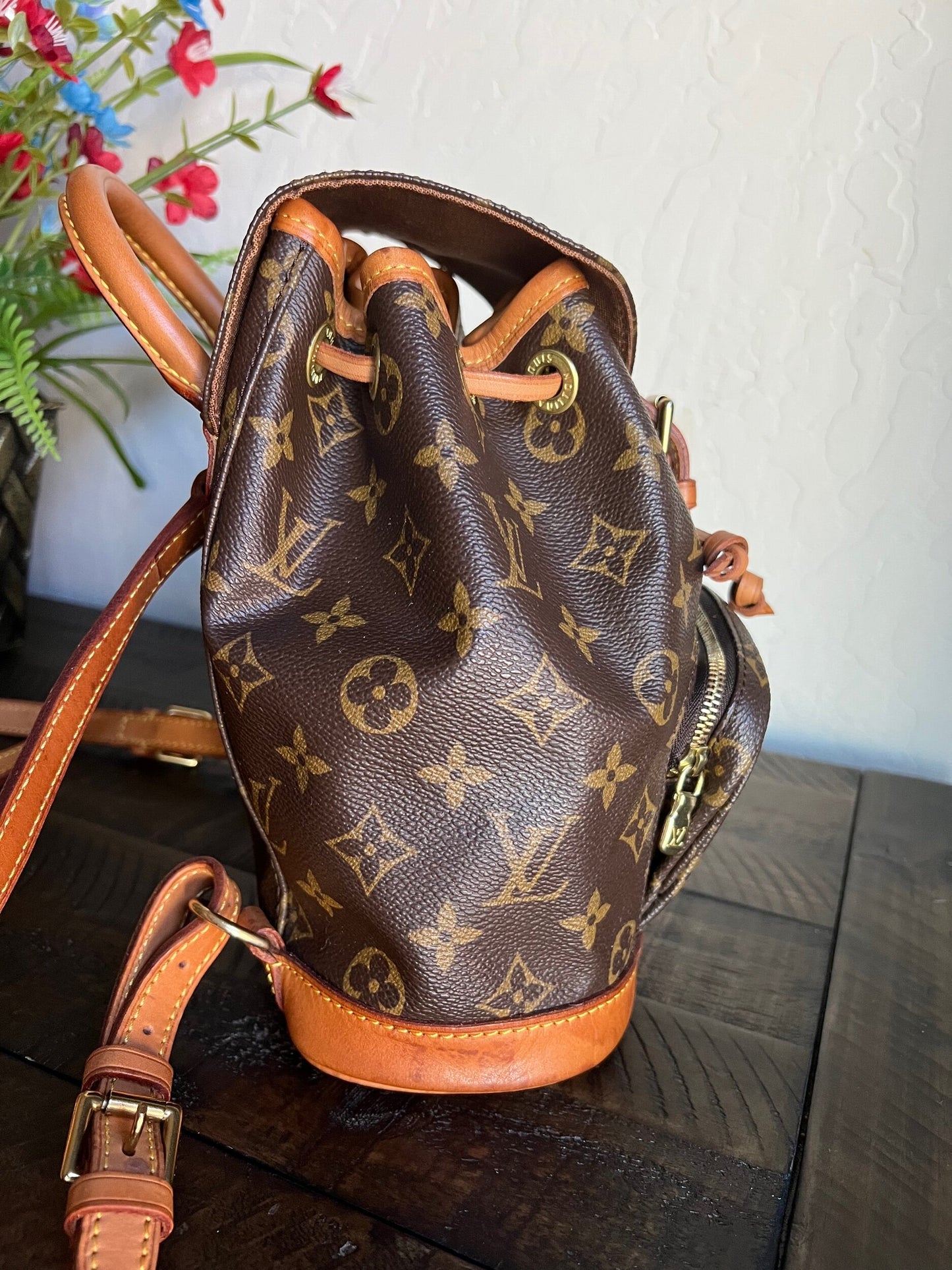 Montsouris PM aka Mini Monogram Canvas Backpack