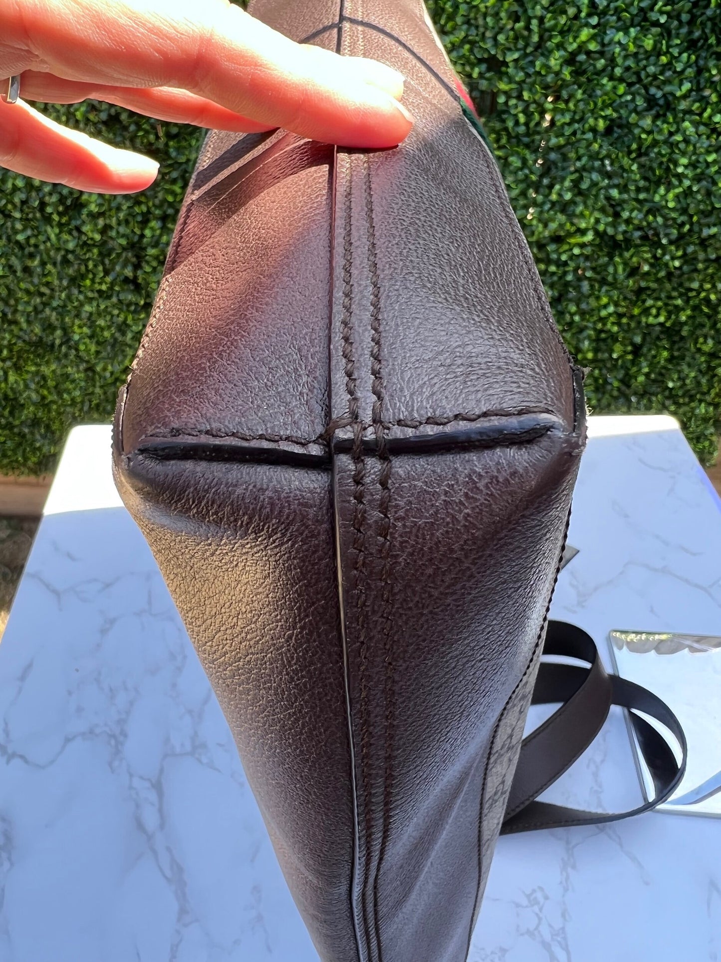 GG Supreme Coated Canvas Ophidia Large Tote