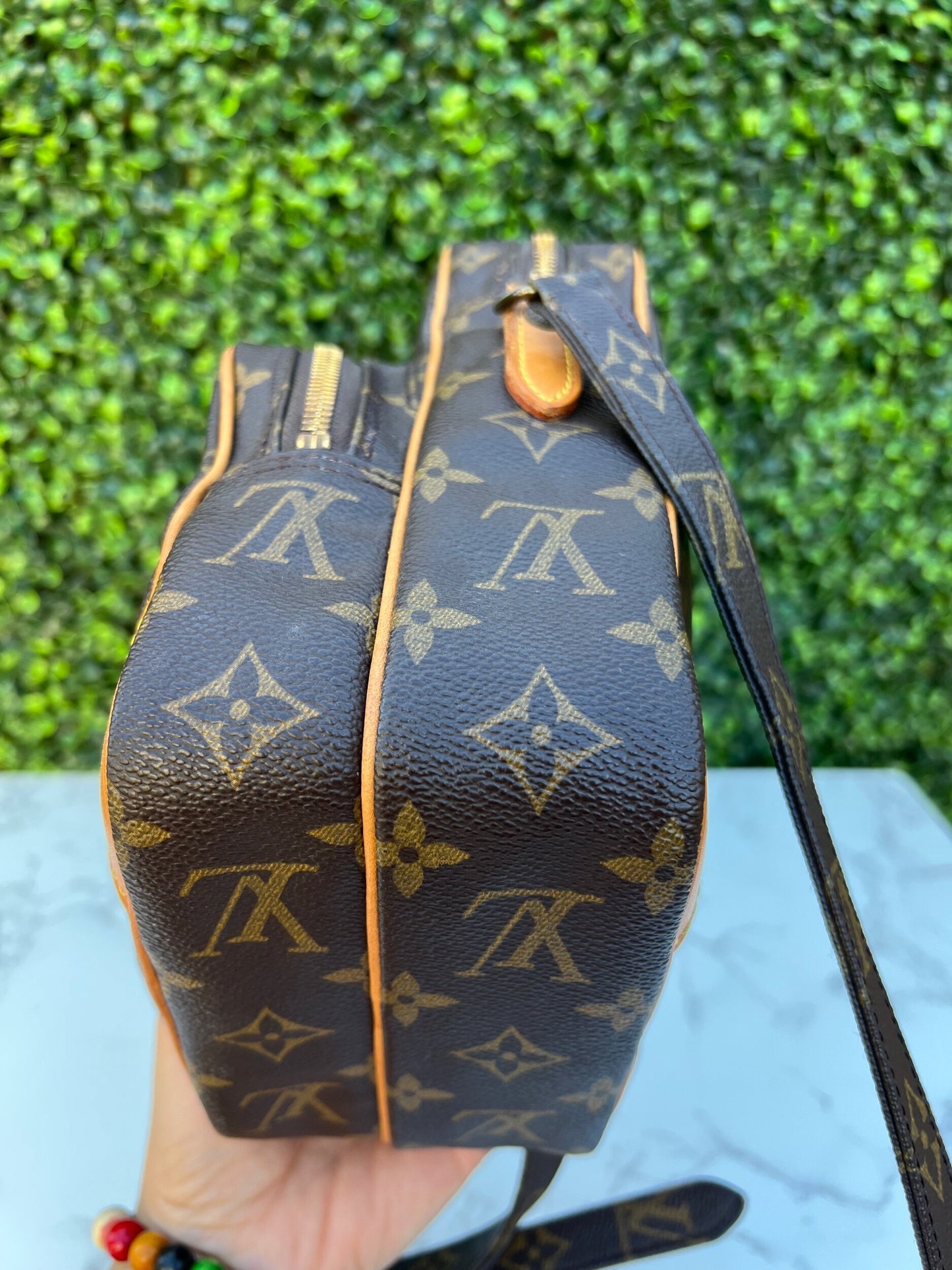 Authentic LV Monogram Amazone Crossbody Bag