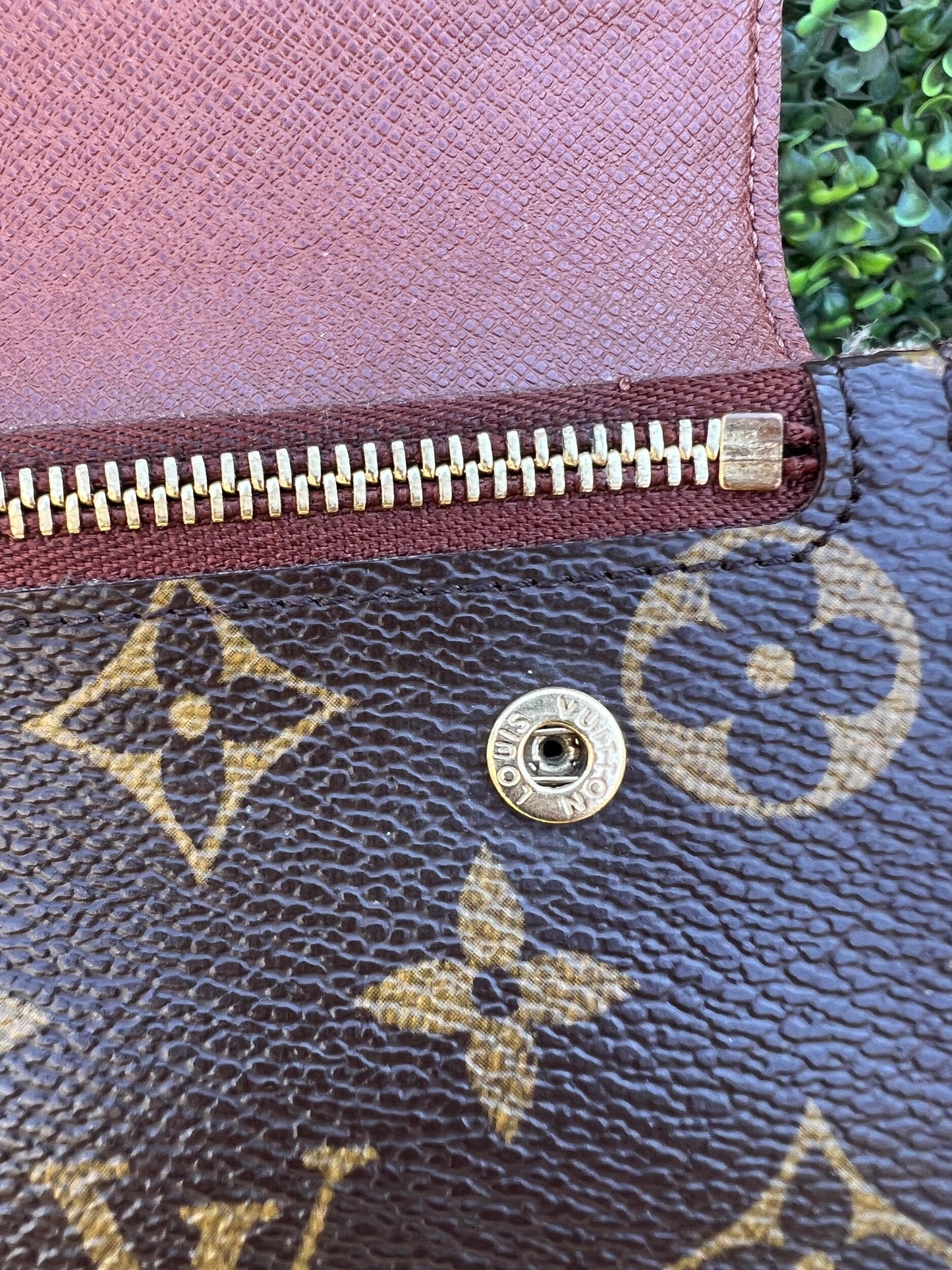 Authentic Preowned LV Accordion Monogram Canvas Clutch Wallet