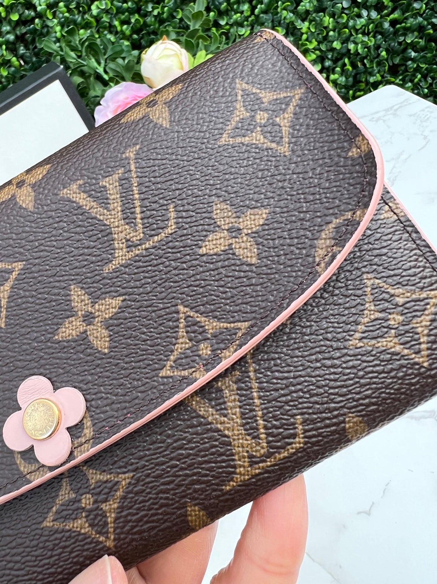 Emilie Blooming Flowers Wallet Rose Ballerine