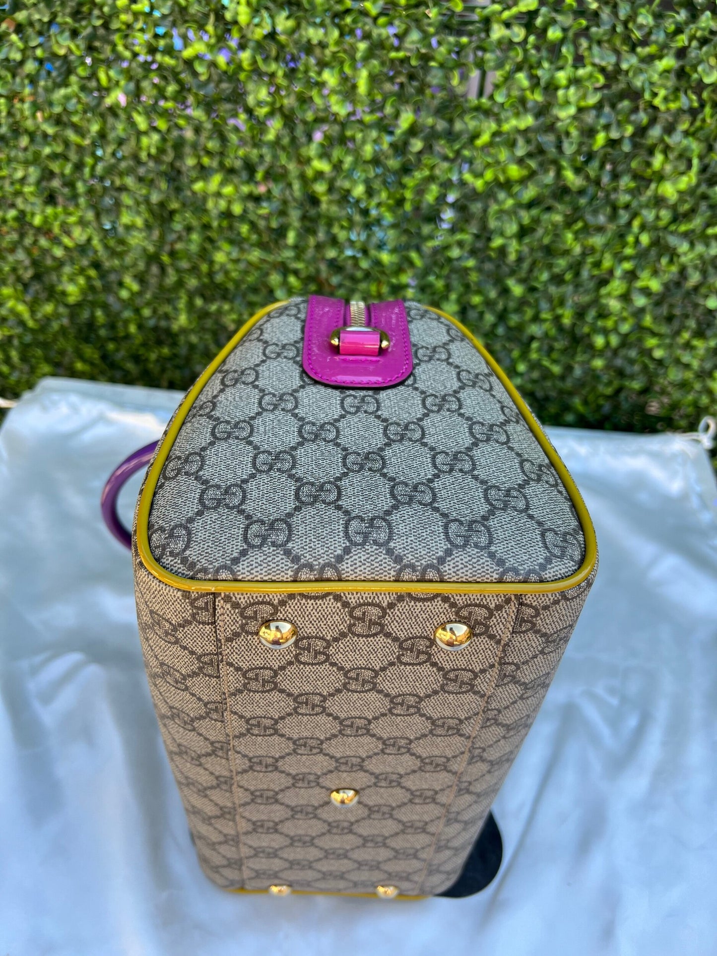 Authentic Preowned Limited Edition GG Supreme Small Boston Bag