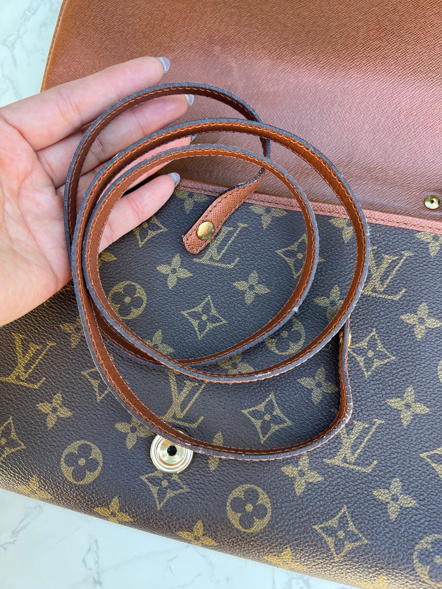 Authentic Preowned Pochette Bordeaux 27 Flap Bag