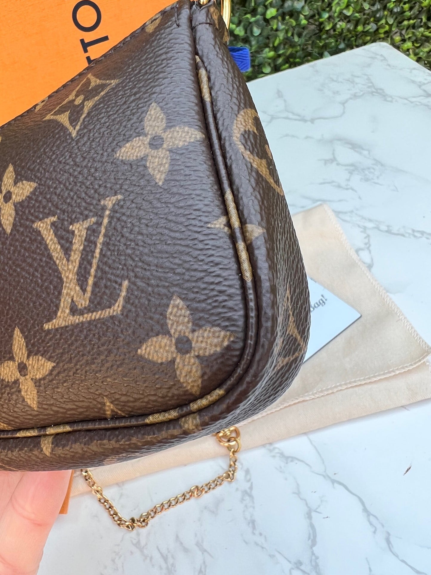 Authentic Preowned Louis Vuitton Monogram Canvas Mini Pochette Accessories