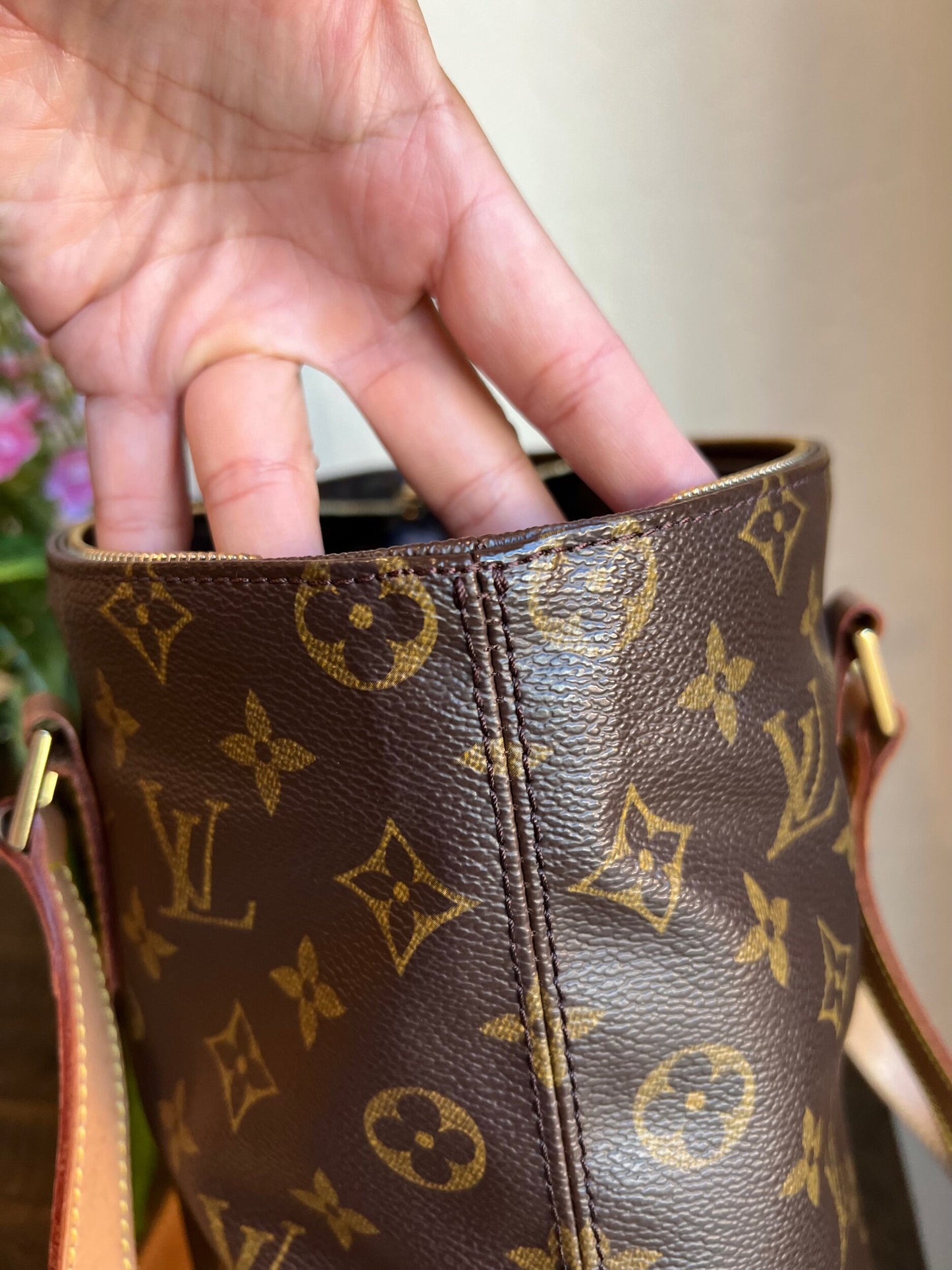Cabas Piano Monogram Canvas Tote