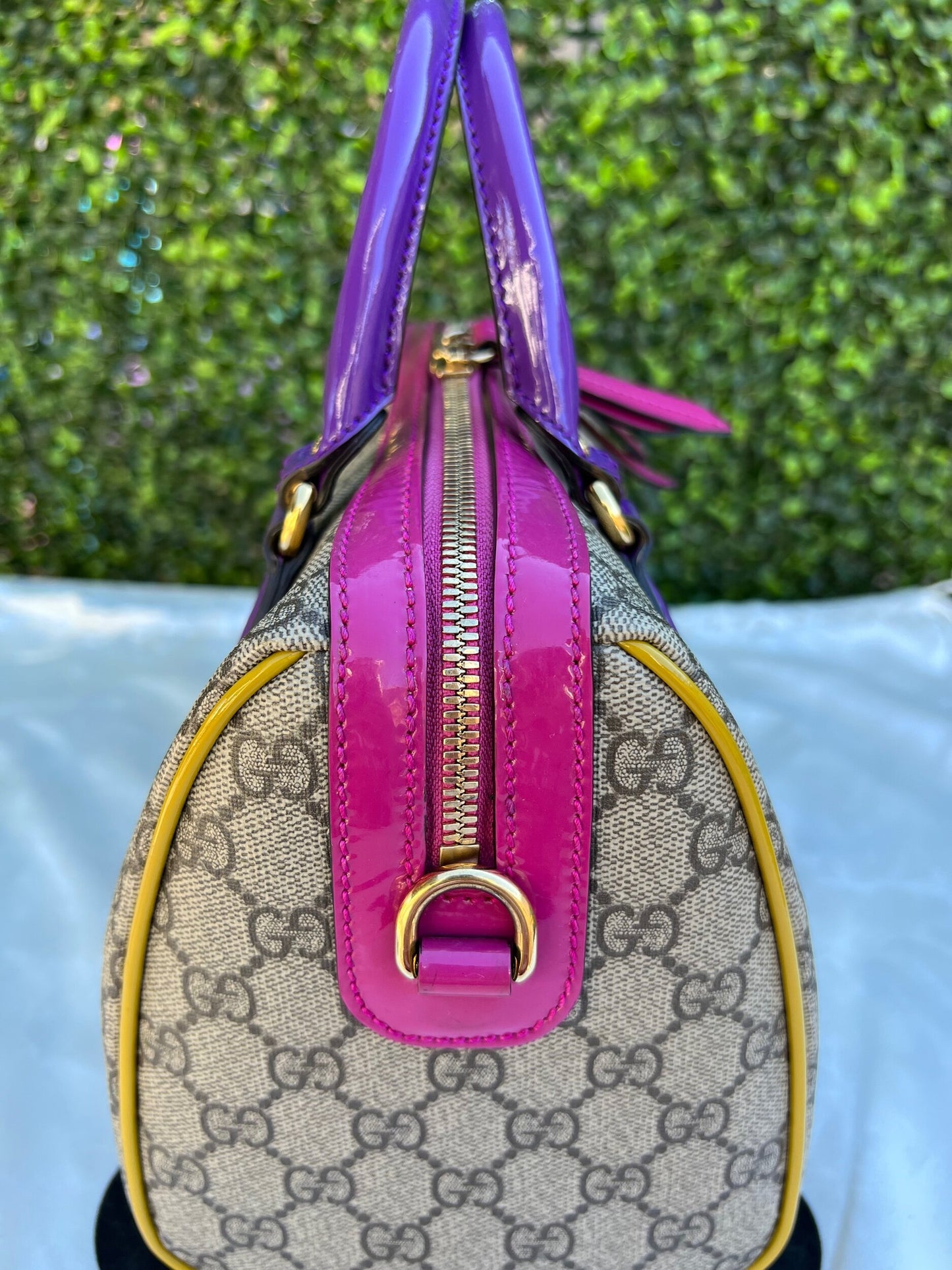 Authentic Preowned Limited Edition GG Supreme Small Boston Bag