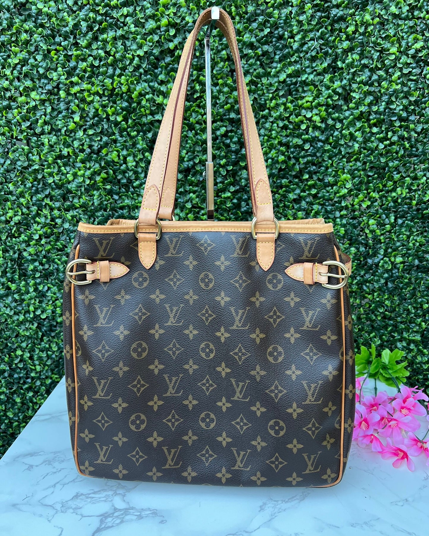 Batignolles Vertical Monogram Canvas Bag
