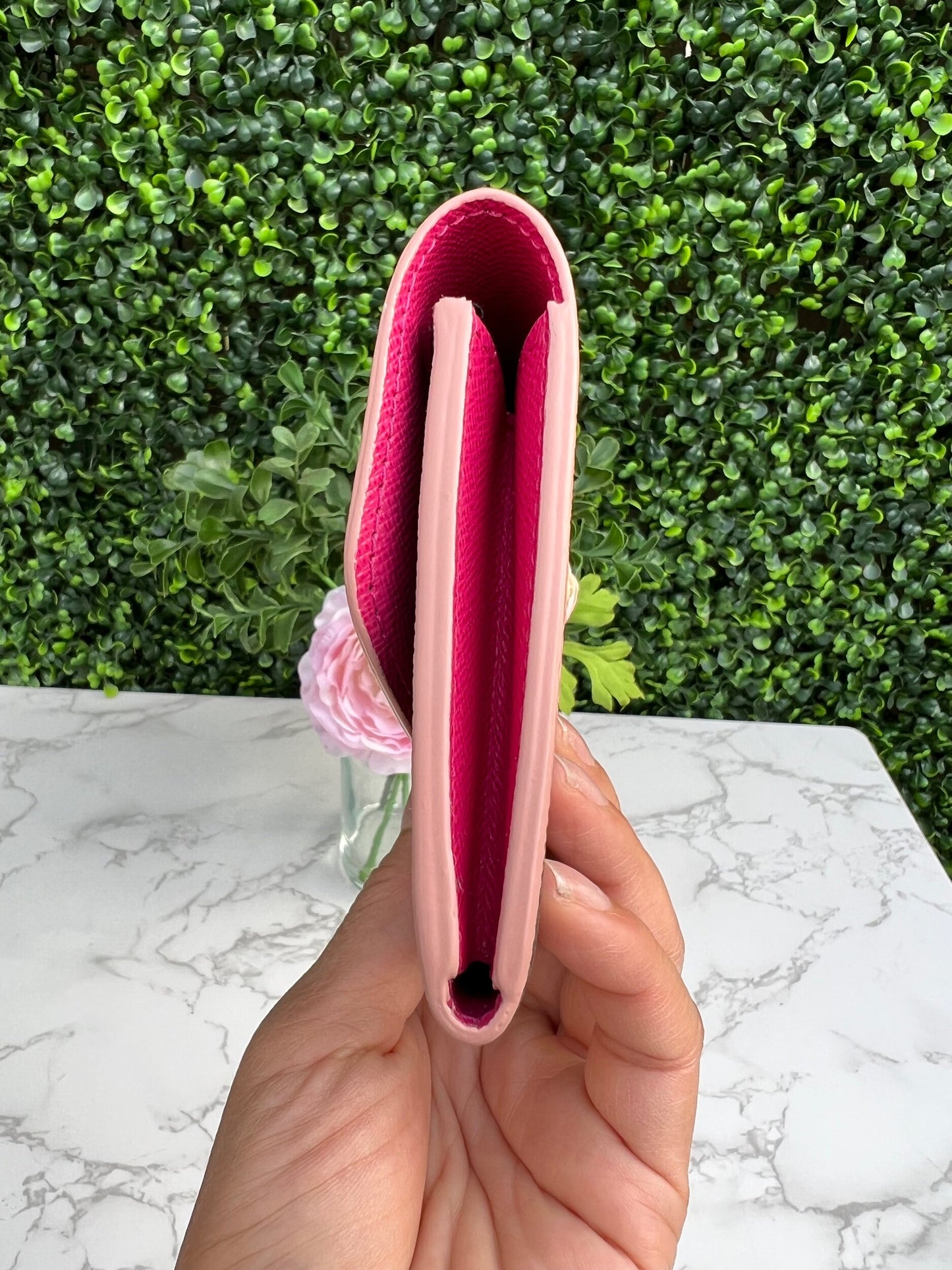 Emilie Blooming Flowers Wallet Rose Ballerine