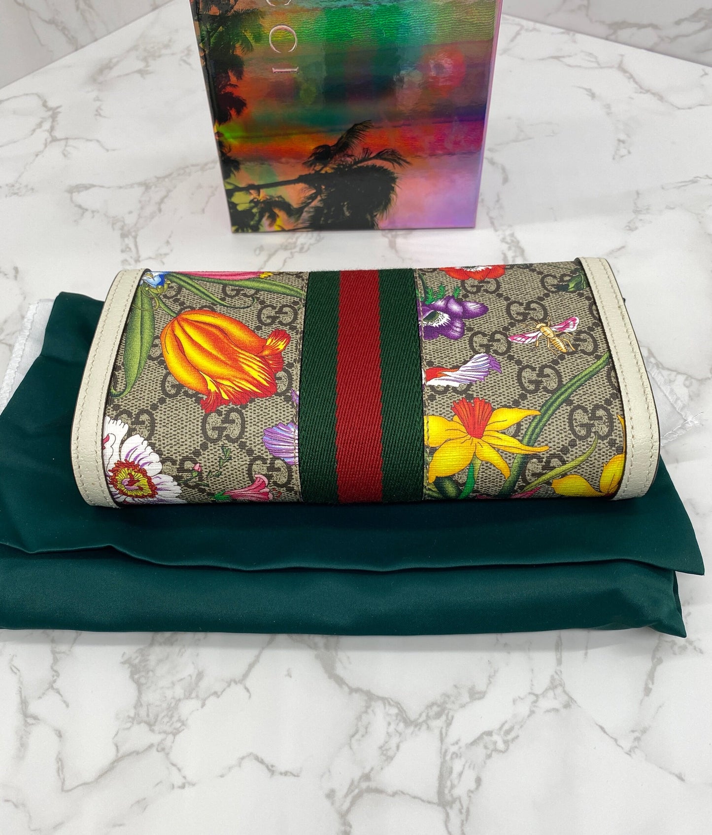 Flora Flap Continental Wallet