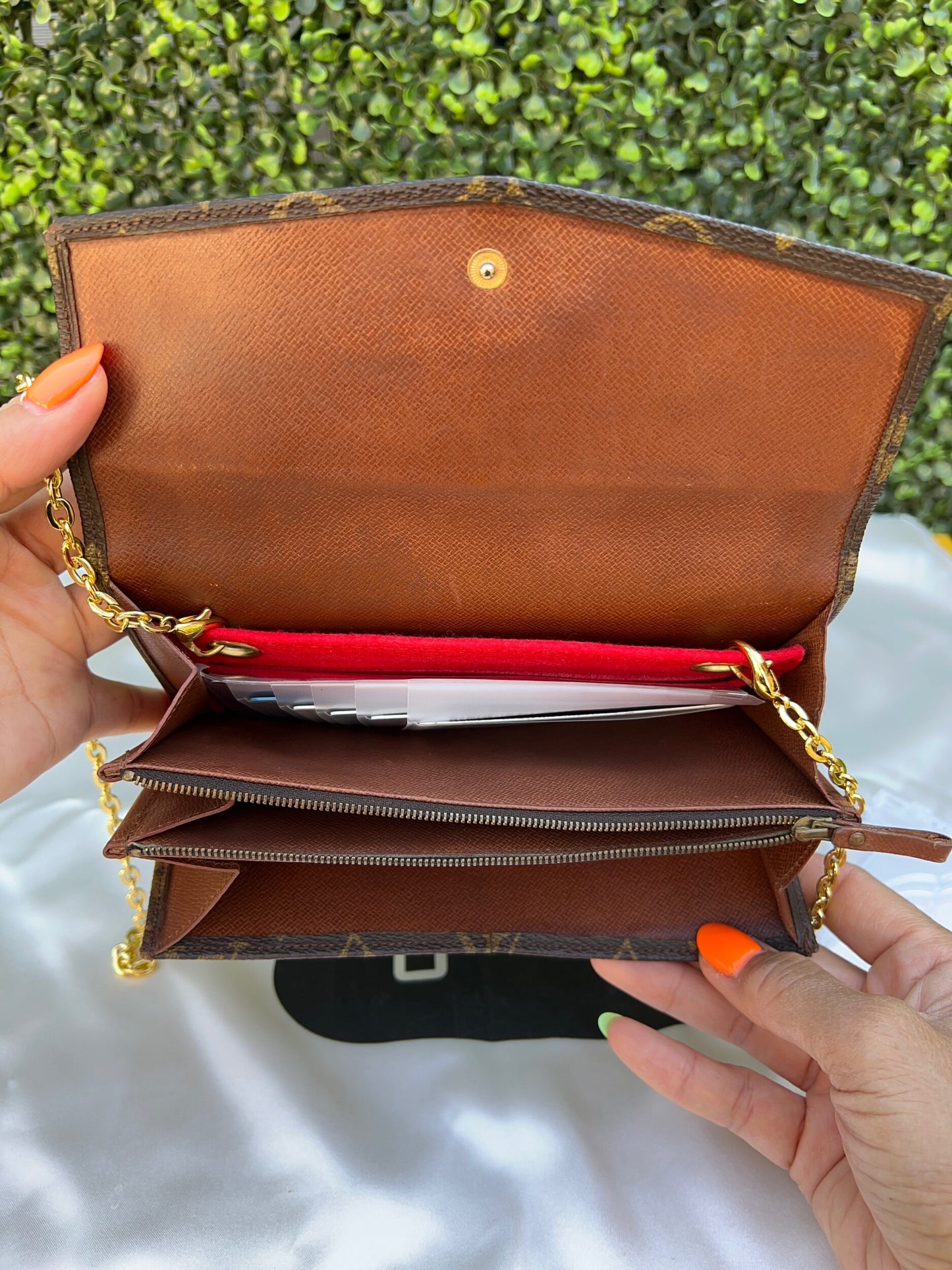 Authentic Preowned LV Vintage Bill Wallet with Wallet to Clutch/Crossbody Kit