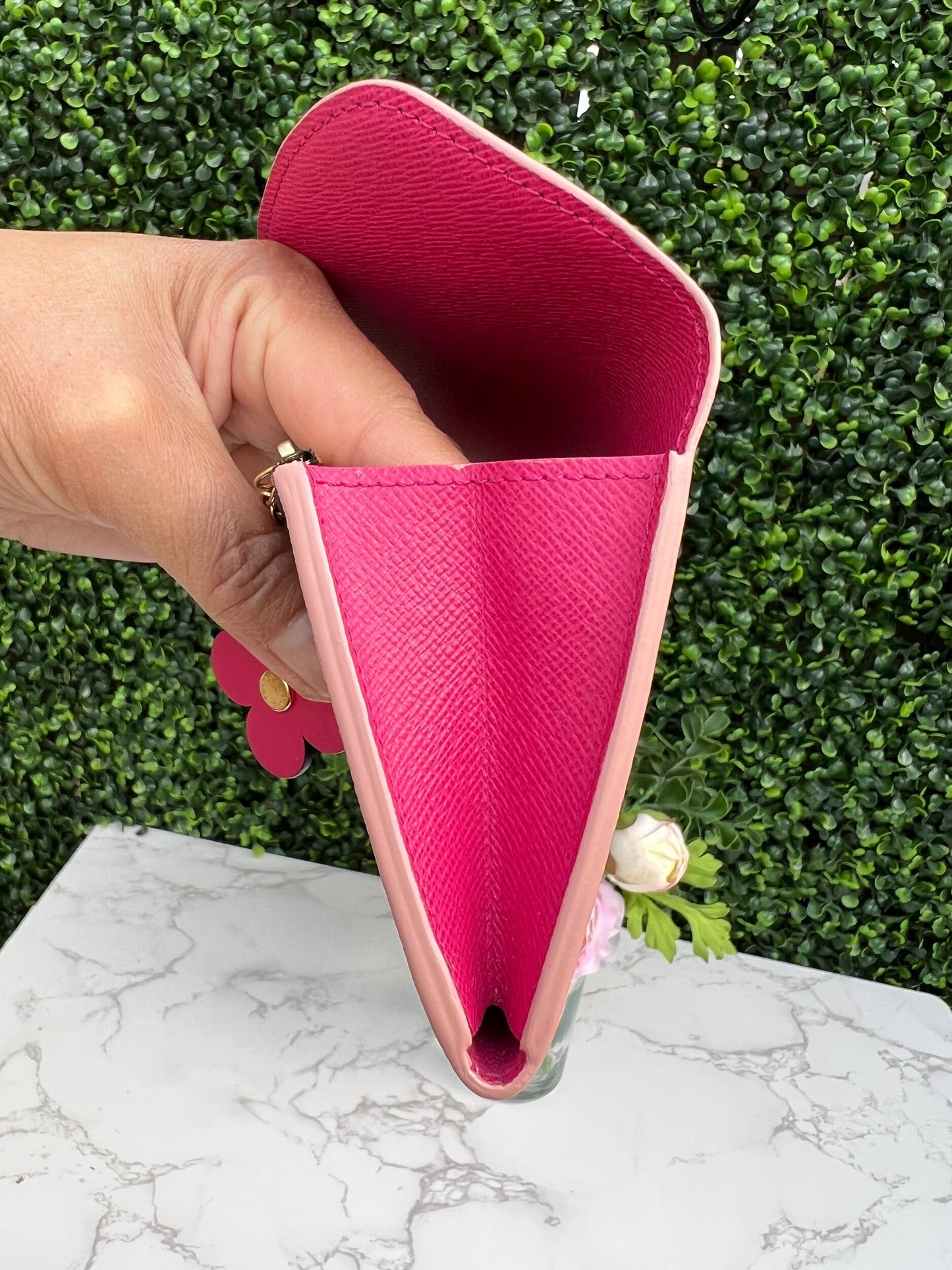Emilie Blooming Flowers Wallet Rose Ballerine