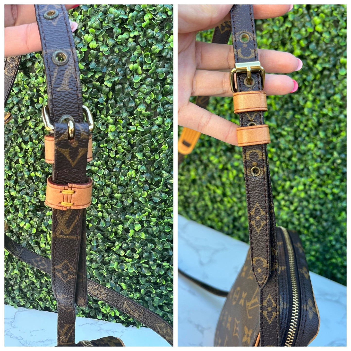 Authentic Preowned LV Danube PM Monogram Crossbody Bag