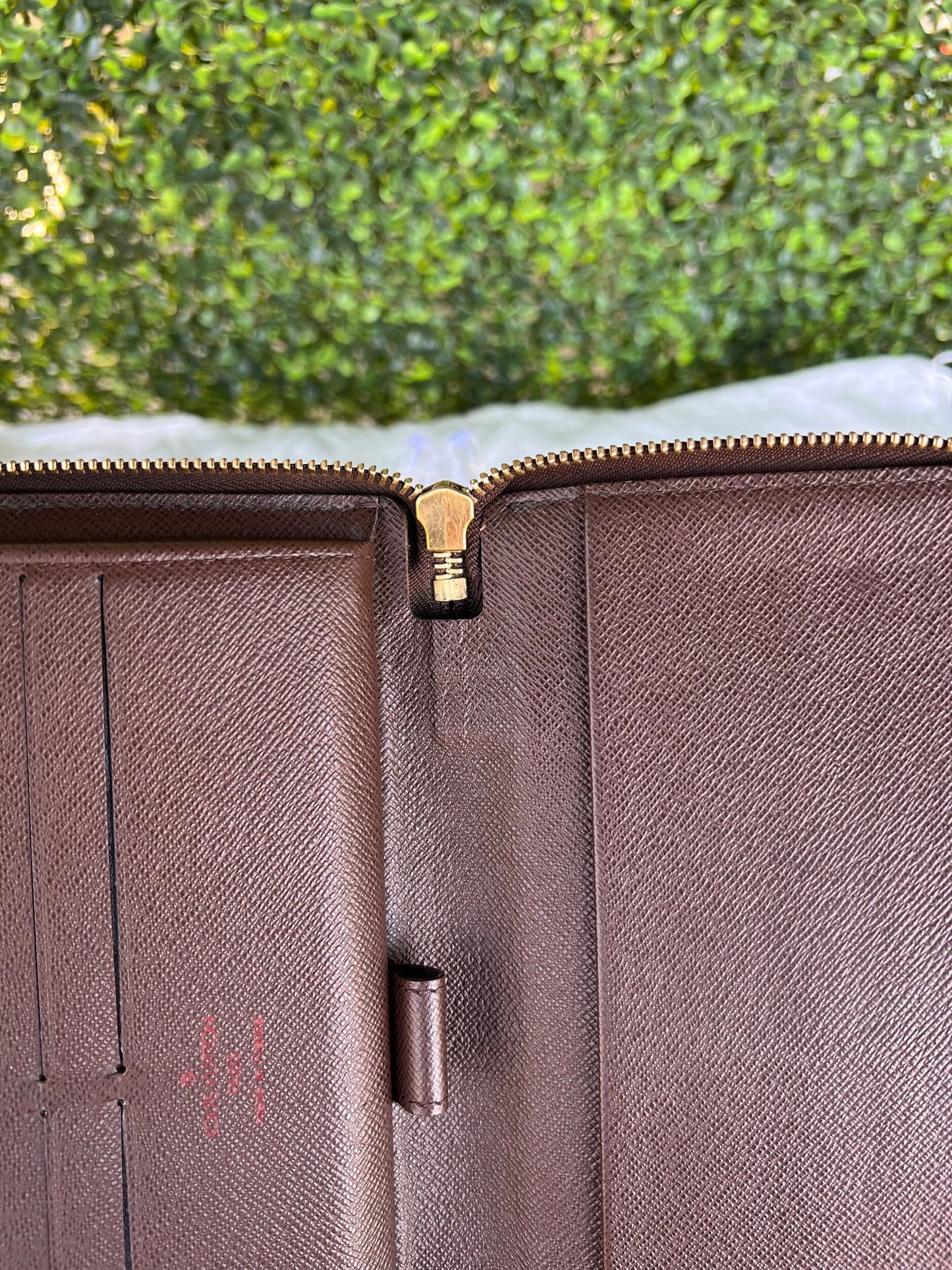 Authentic Preowned LV Organizer Zippy Wallet Damier Ebene