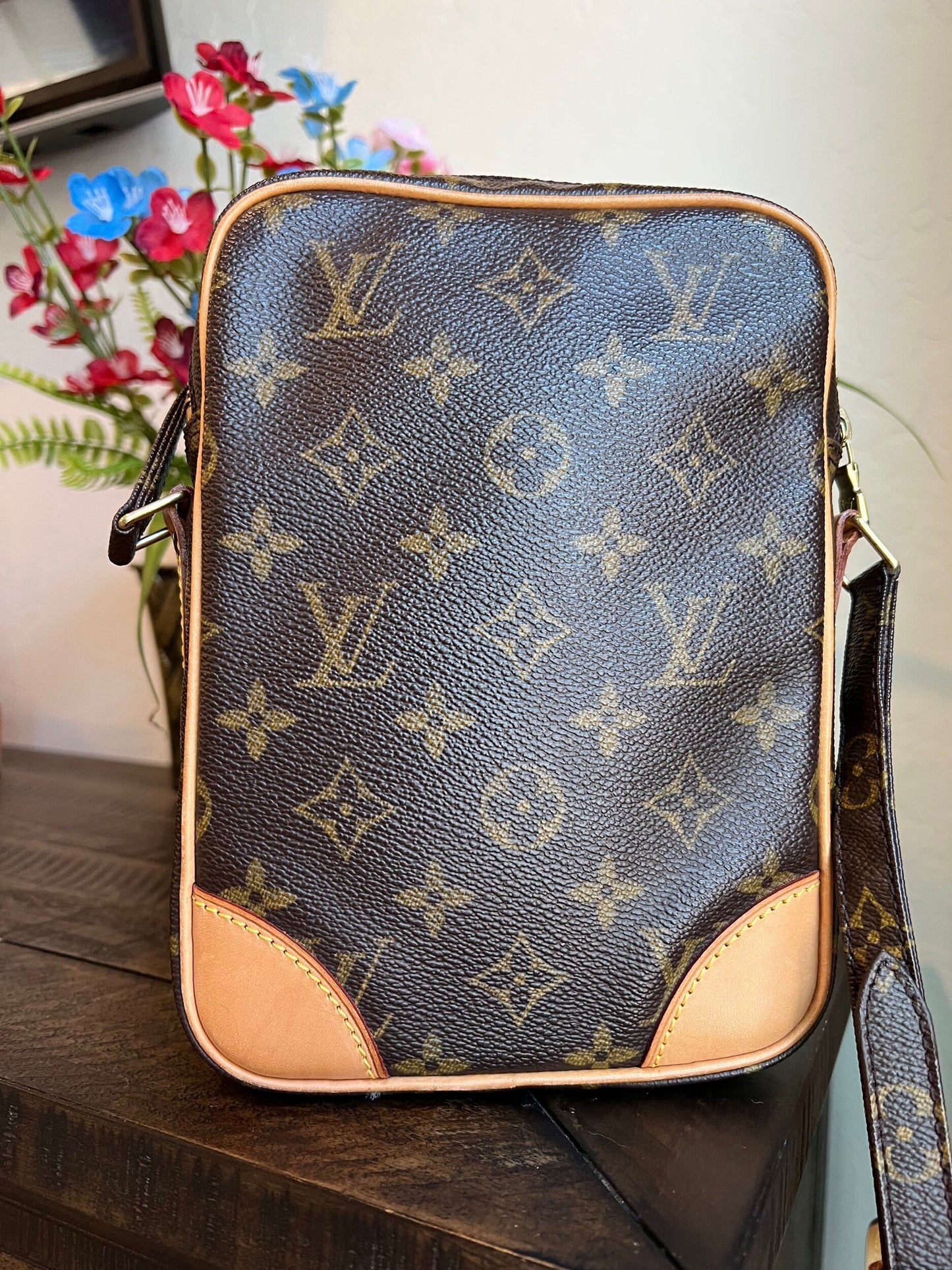 Danube PM Monogram Crossbody Bag