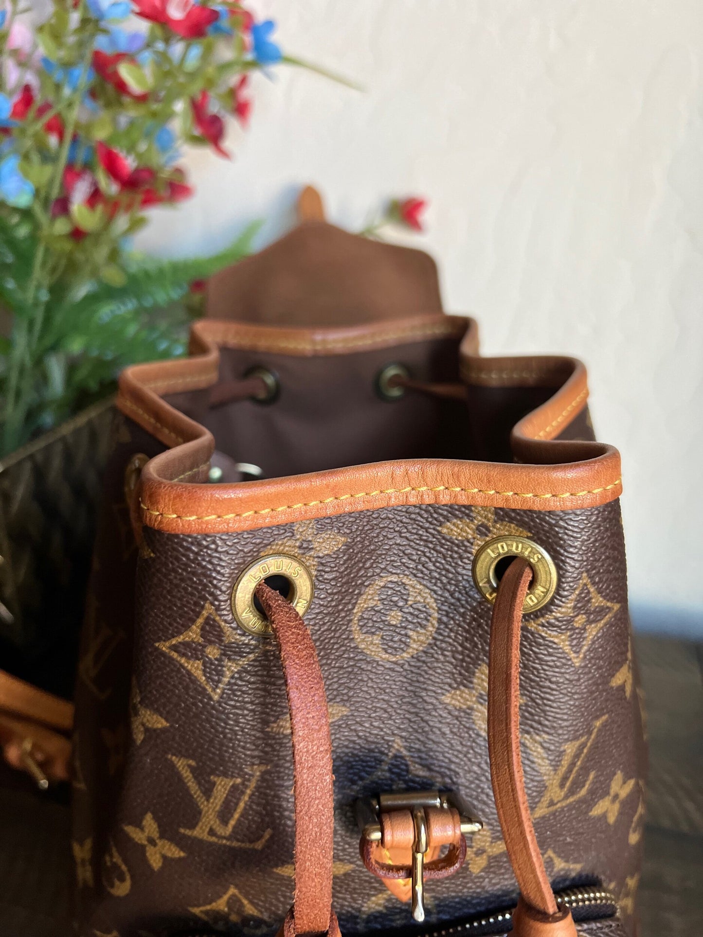 Montsouris PM aka Mini Monogram Canvas Backpack