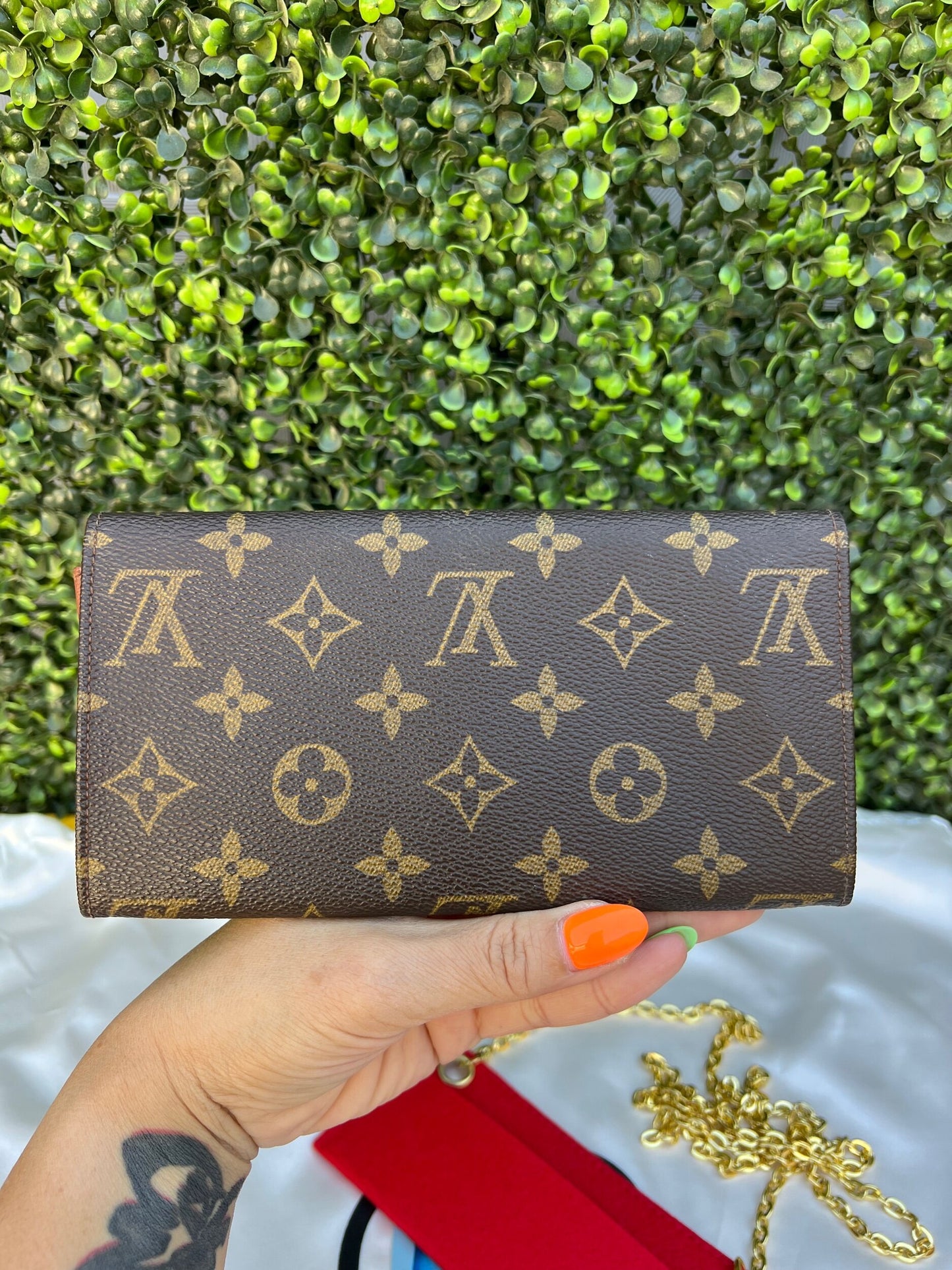 Authentic Preowned LV Vintage Bill Wallet with Wallet to Clutch/Crossbody Kit