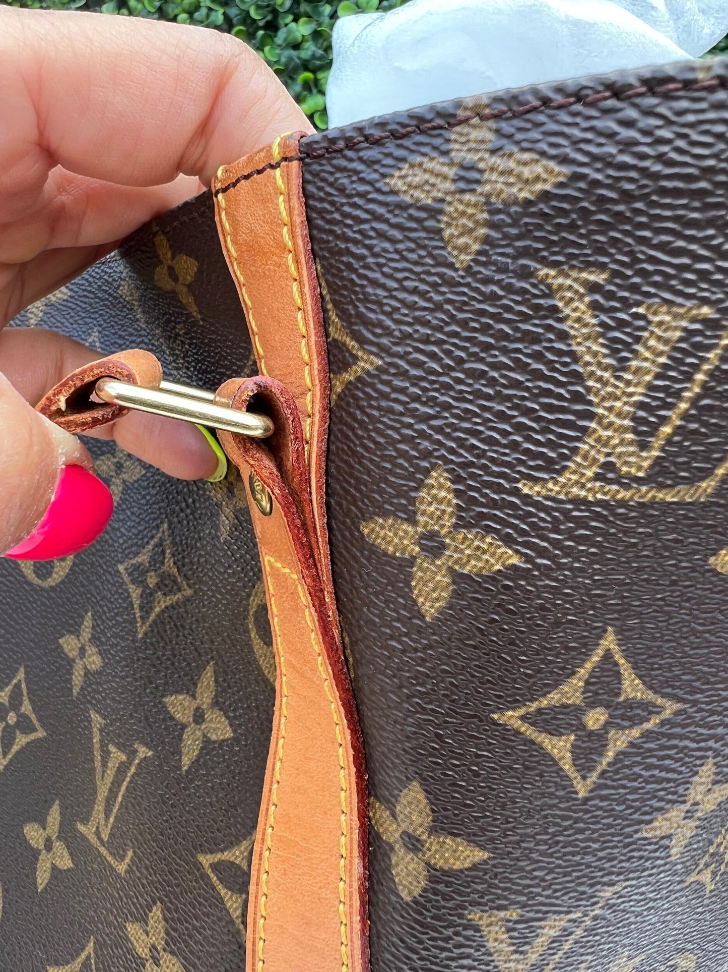 Authentic Preowned LV Monogram Sac Shopping Tote