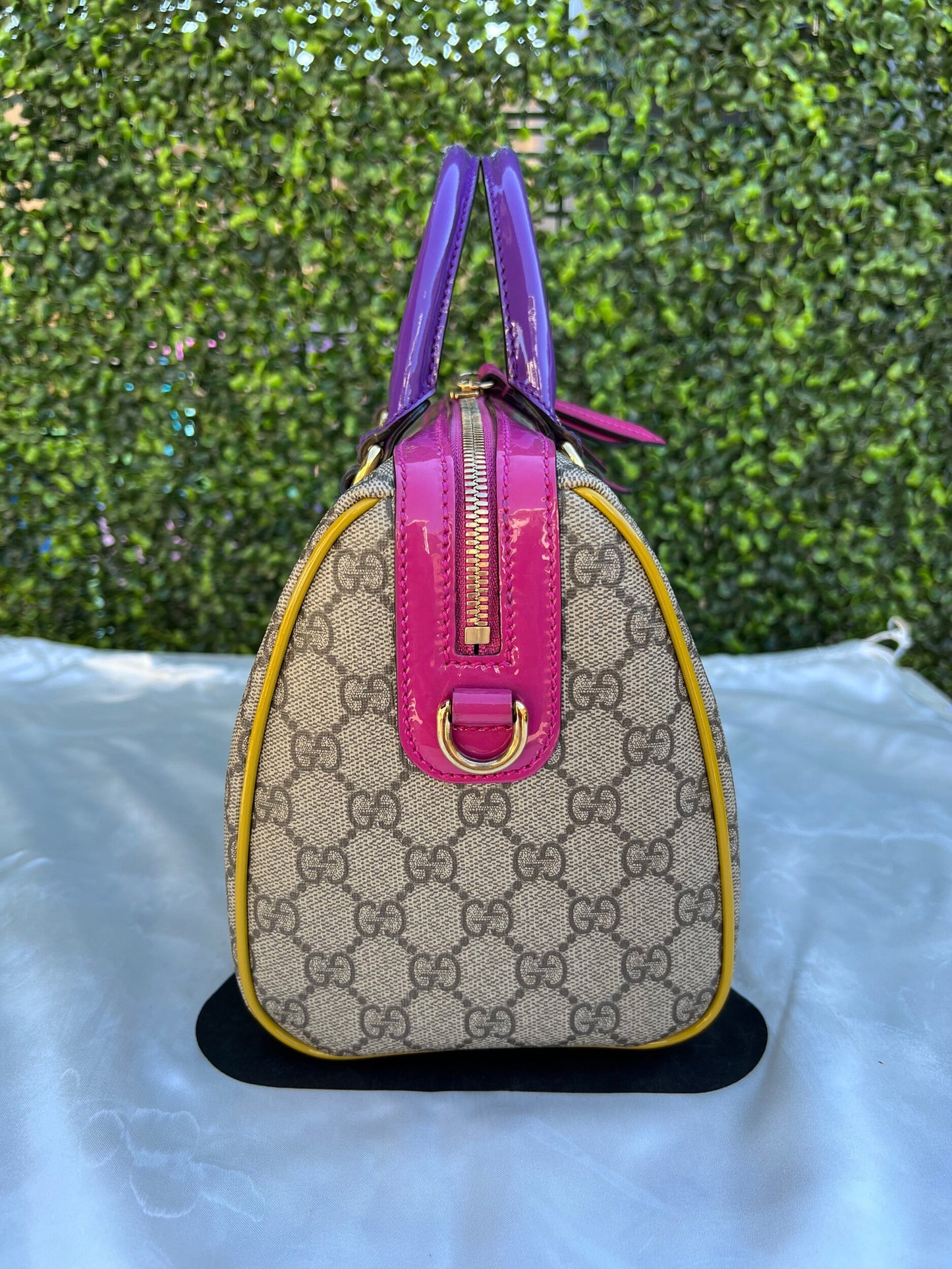 Authentic Preowned Limited Edition GG Supreme Small Boston Bag
