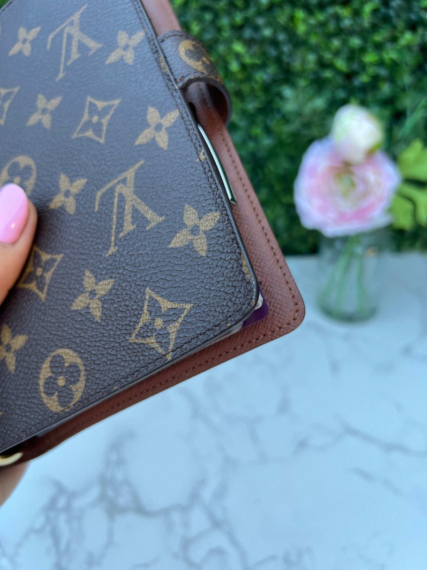 Authentic Preowned LV Monogram Agenda MM Medium