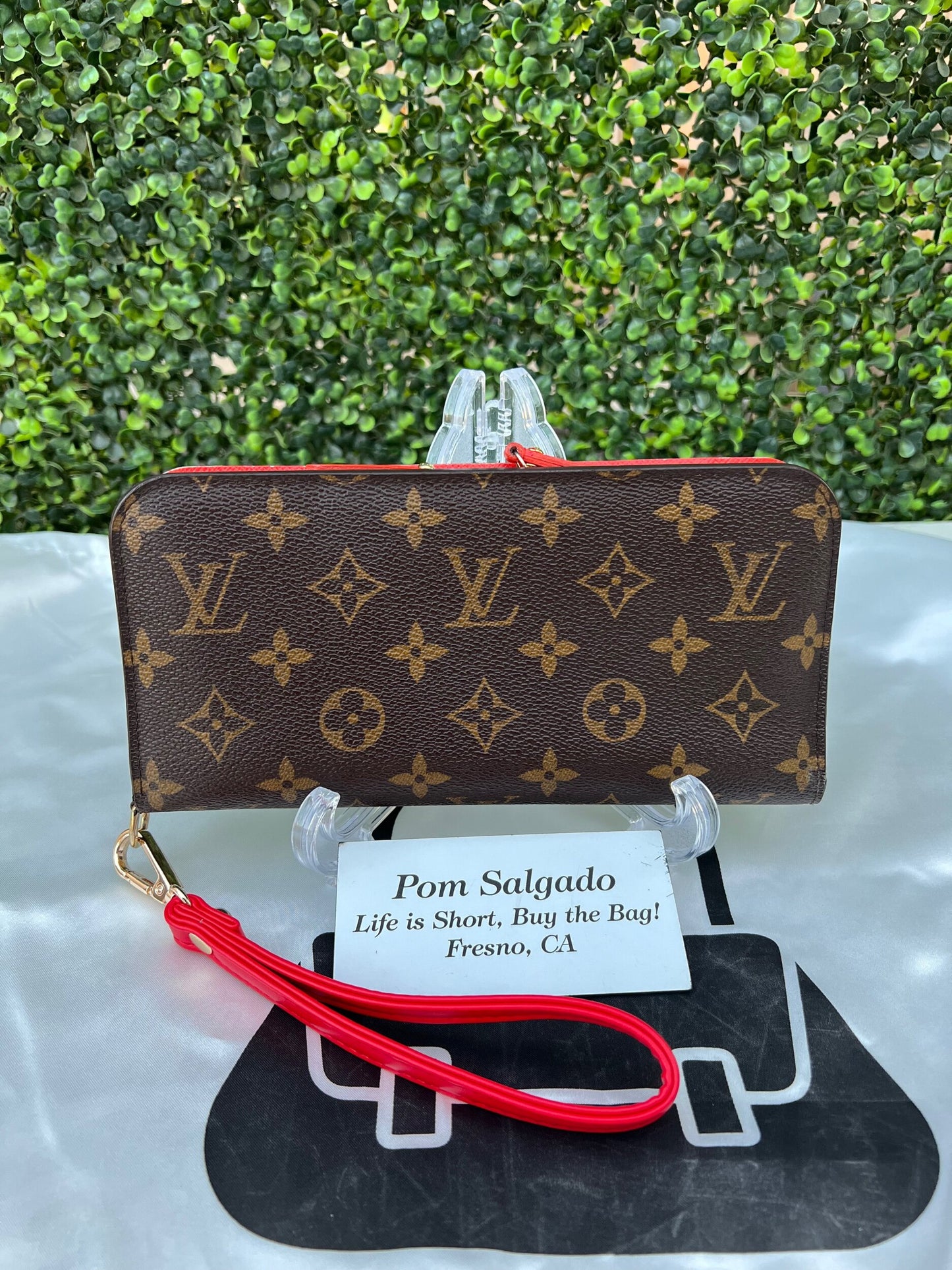 Authentic Preowned Louis Vuitton Insolite Monogram Canvas Wallet Red