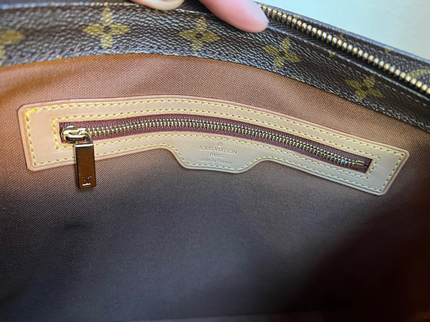 Cabas Piano Monogram Canvas Tote