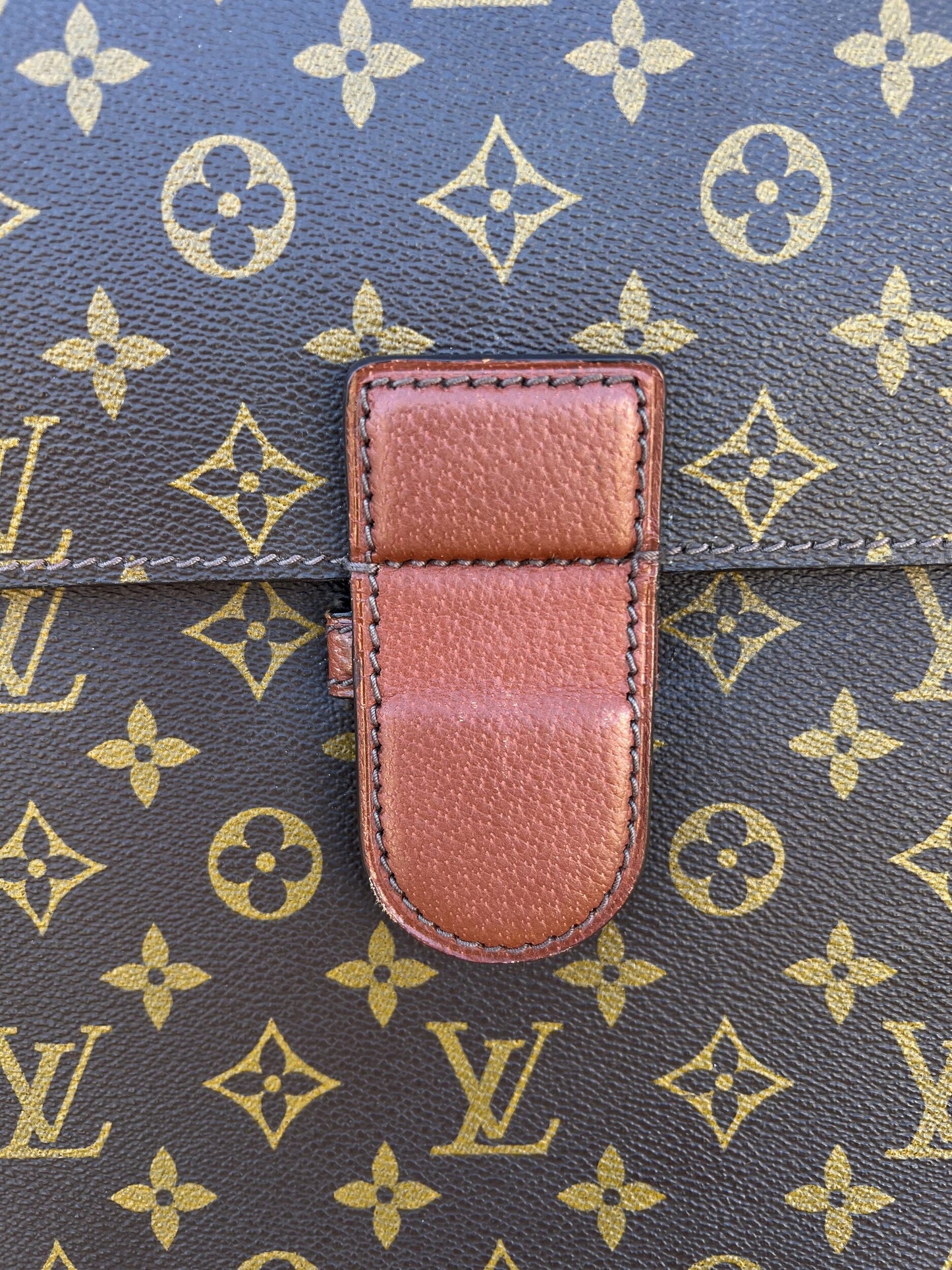 Vintage Monogram Ministre Document Holder