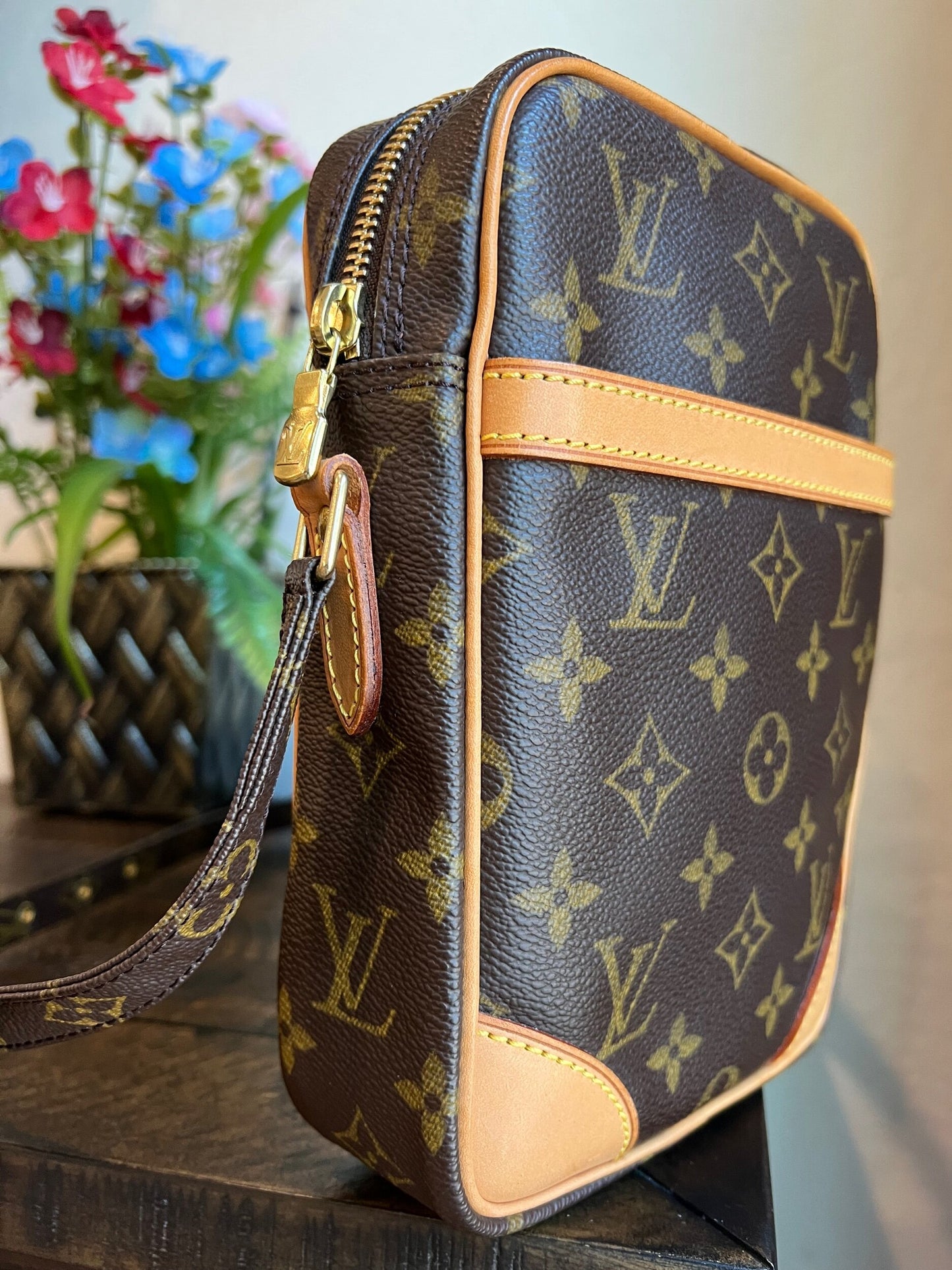 Danube PM Monogram Crossbody Bag