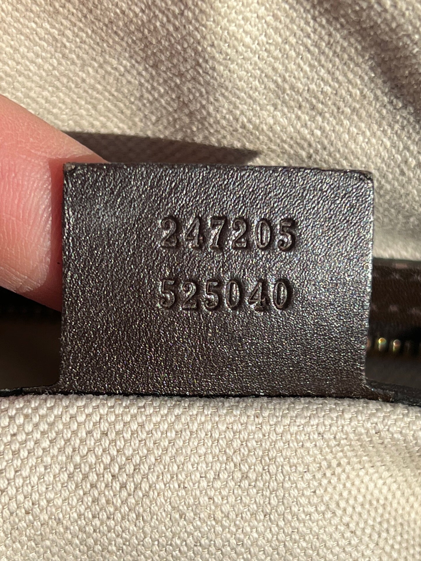 GG Vintage Web Medium Boston Dark Brown w/Strap