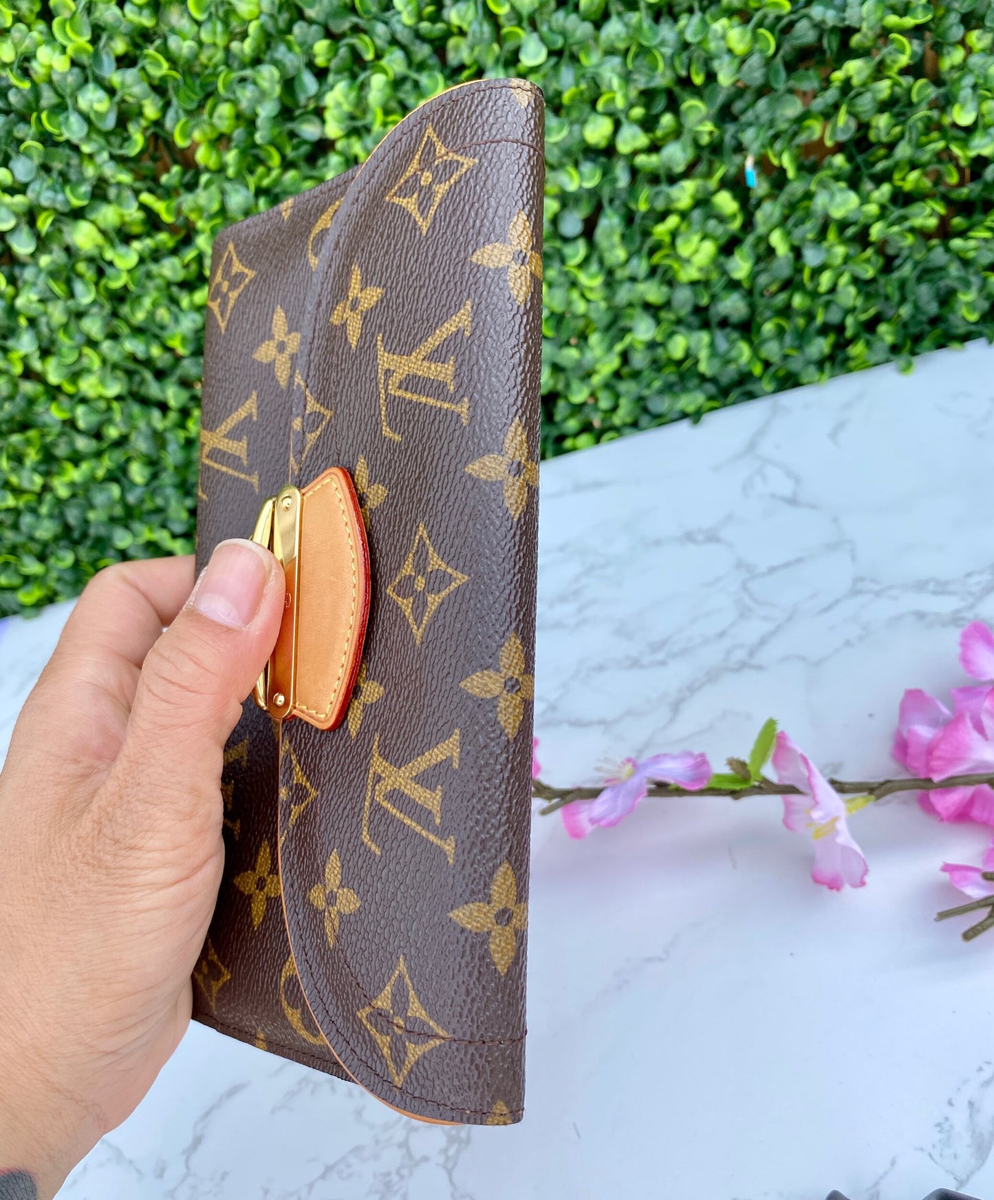 Eugenie Monogram Canvas Wallet