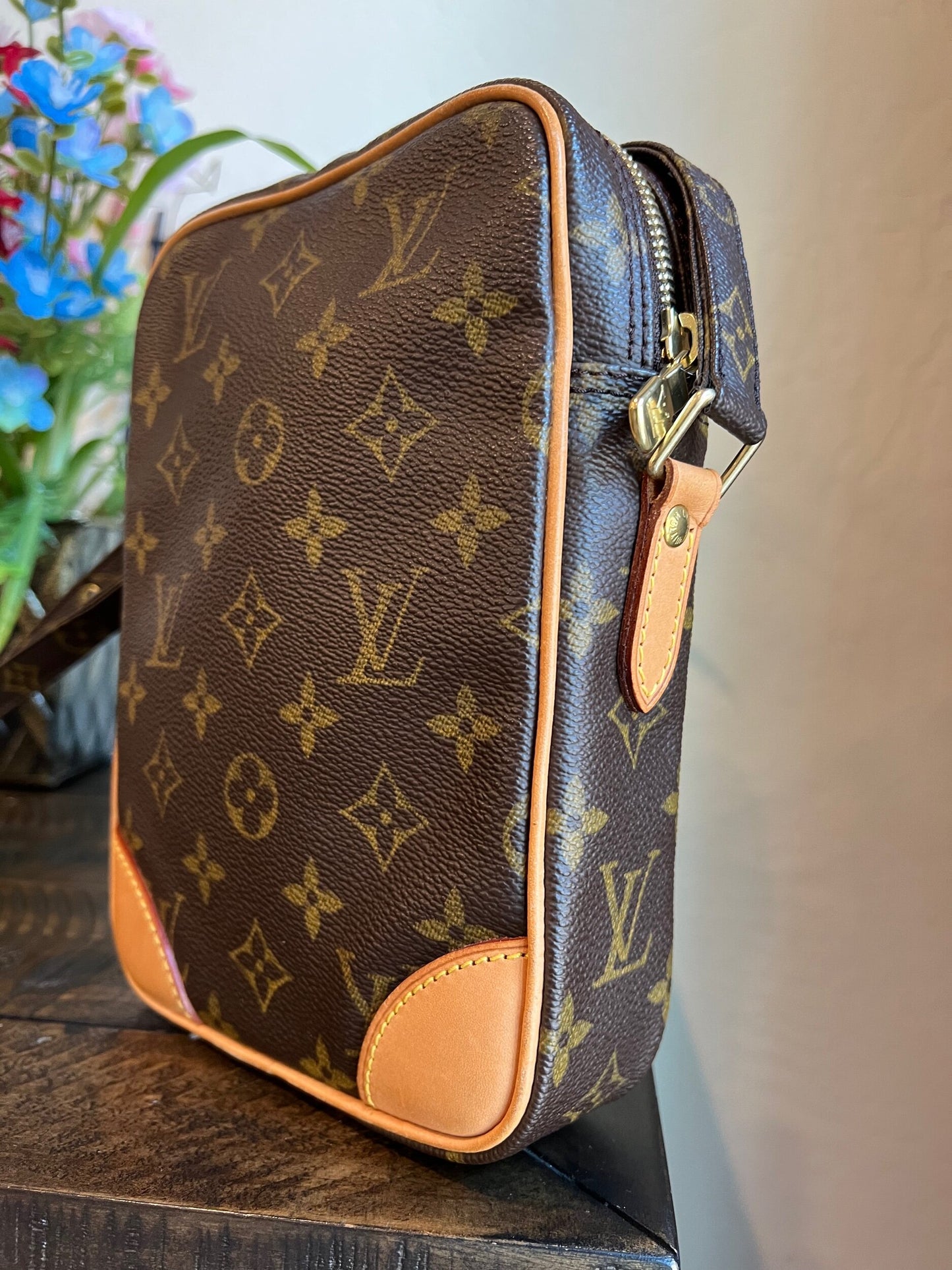 Danube PM Monogram Crossbody Bag