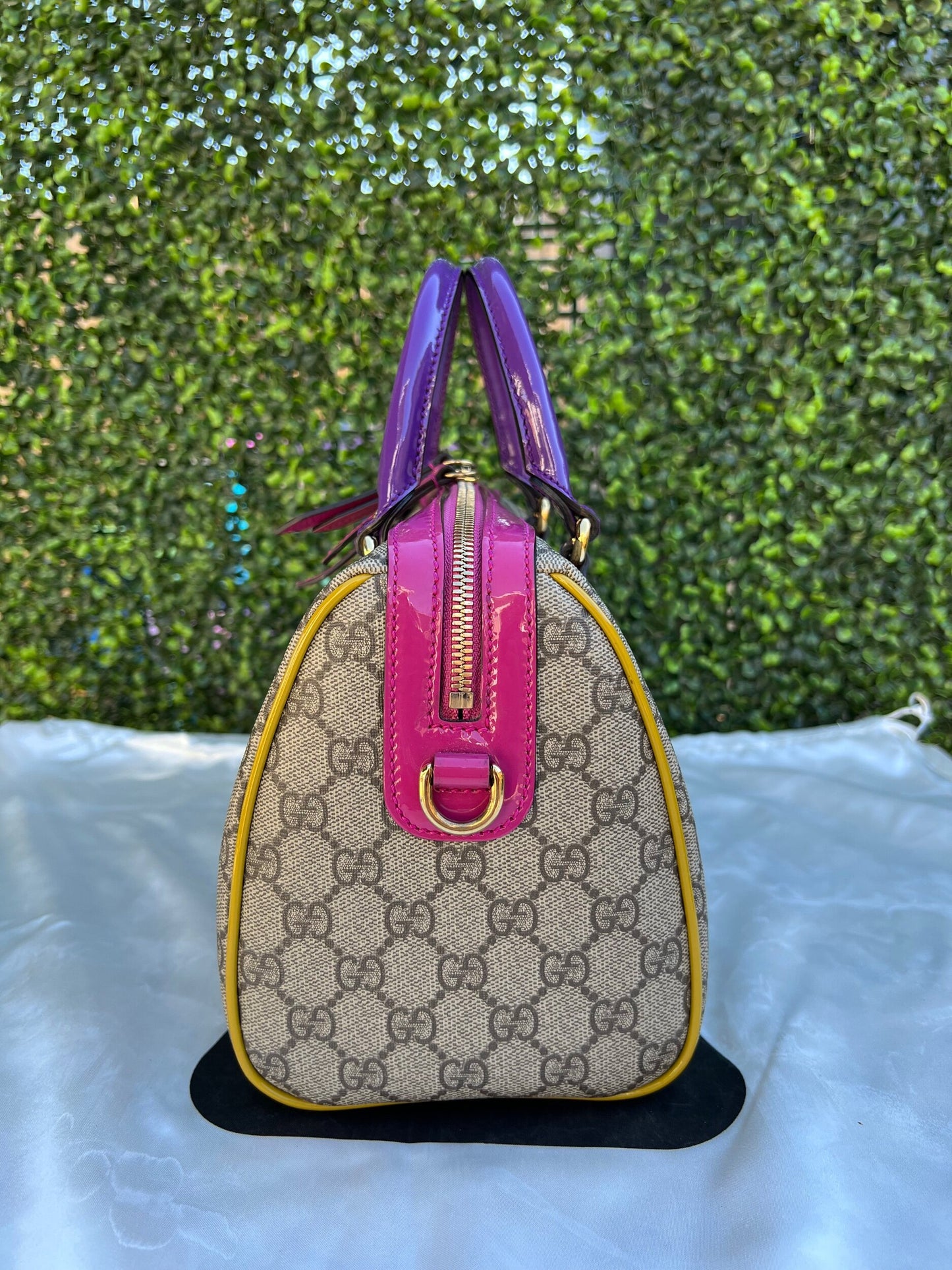 Authentic Preowned Limited Edition GG Supreme Small Boston Bag