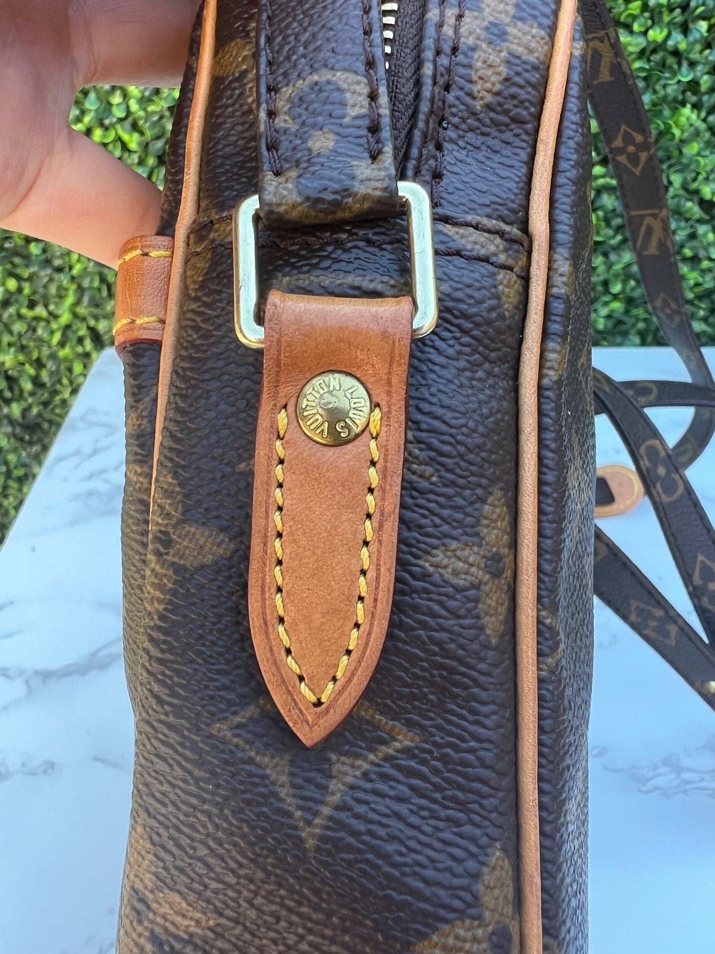 Authentic Preowned LV Danube PM Monogram Crossbody Bag