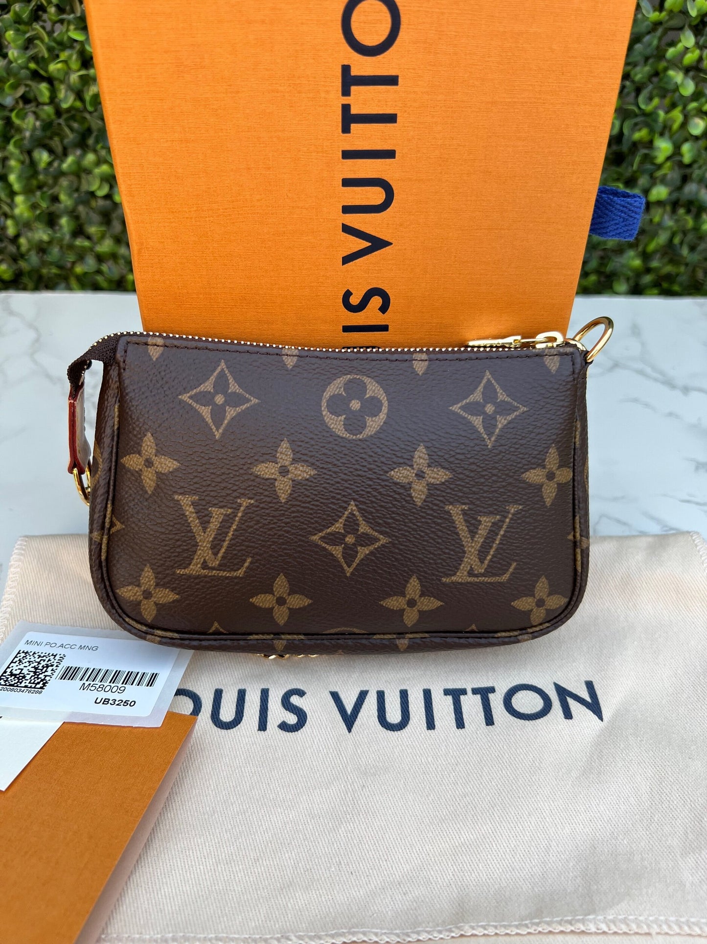 Authentic Preowned Louis Vuitton Monogram Canvas Mini Pochette Accessories