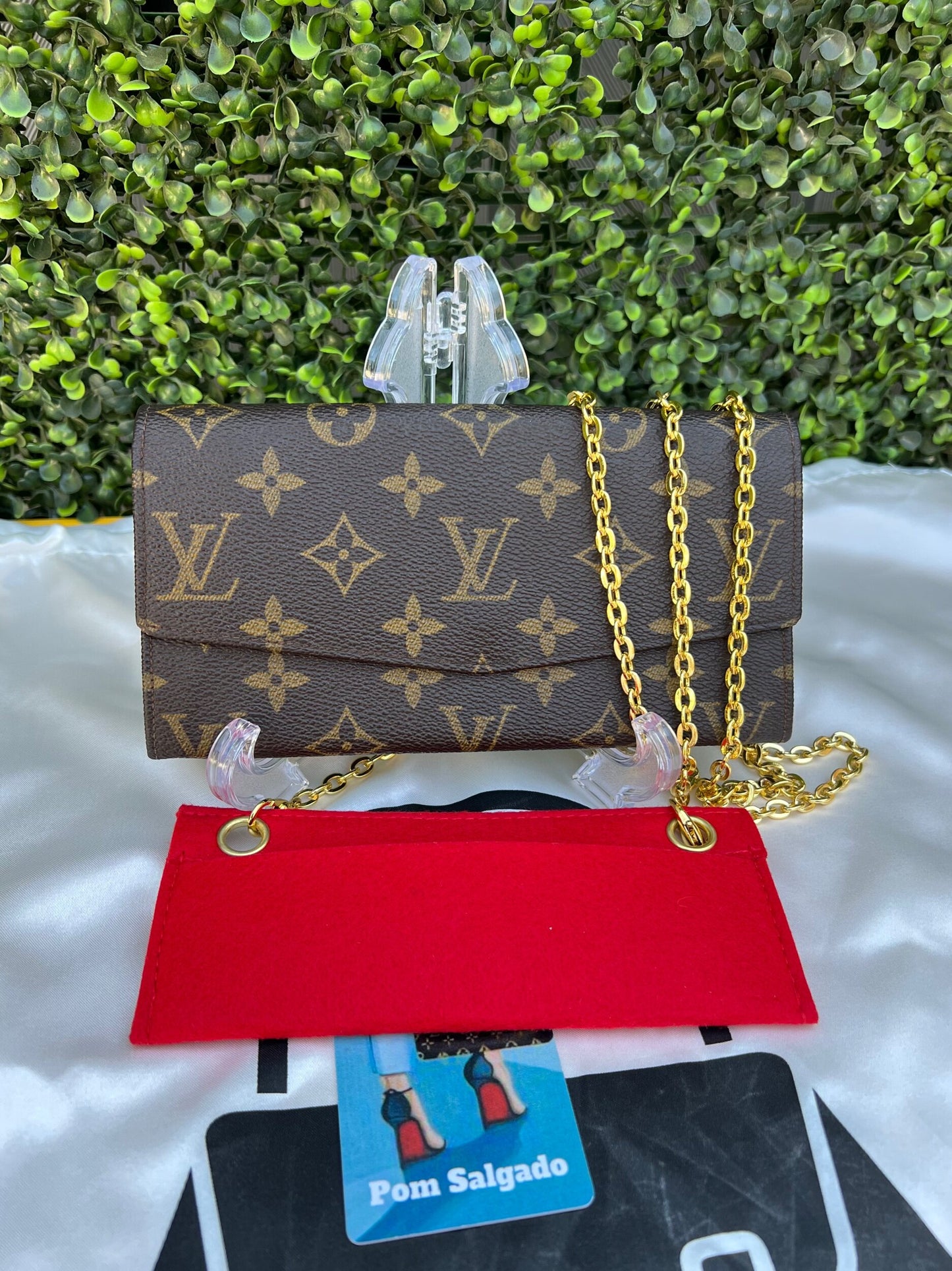 Authentic Preowned LV Vintage Bill Wallet with Wallet to Clutch/Crossbody Kit