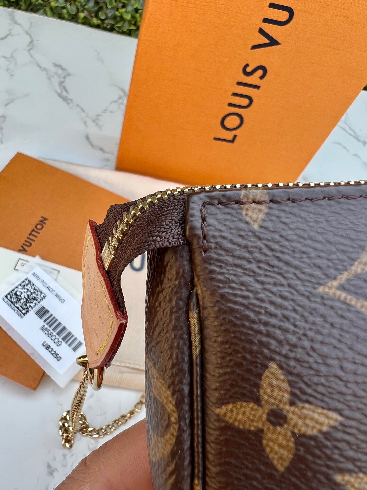 Authentic Preowned Louis Vuitton Monogram Canvas Mini Pochette Accessories