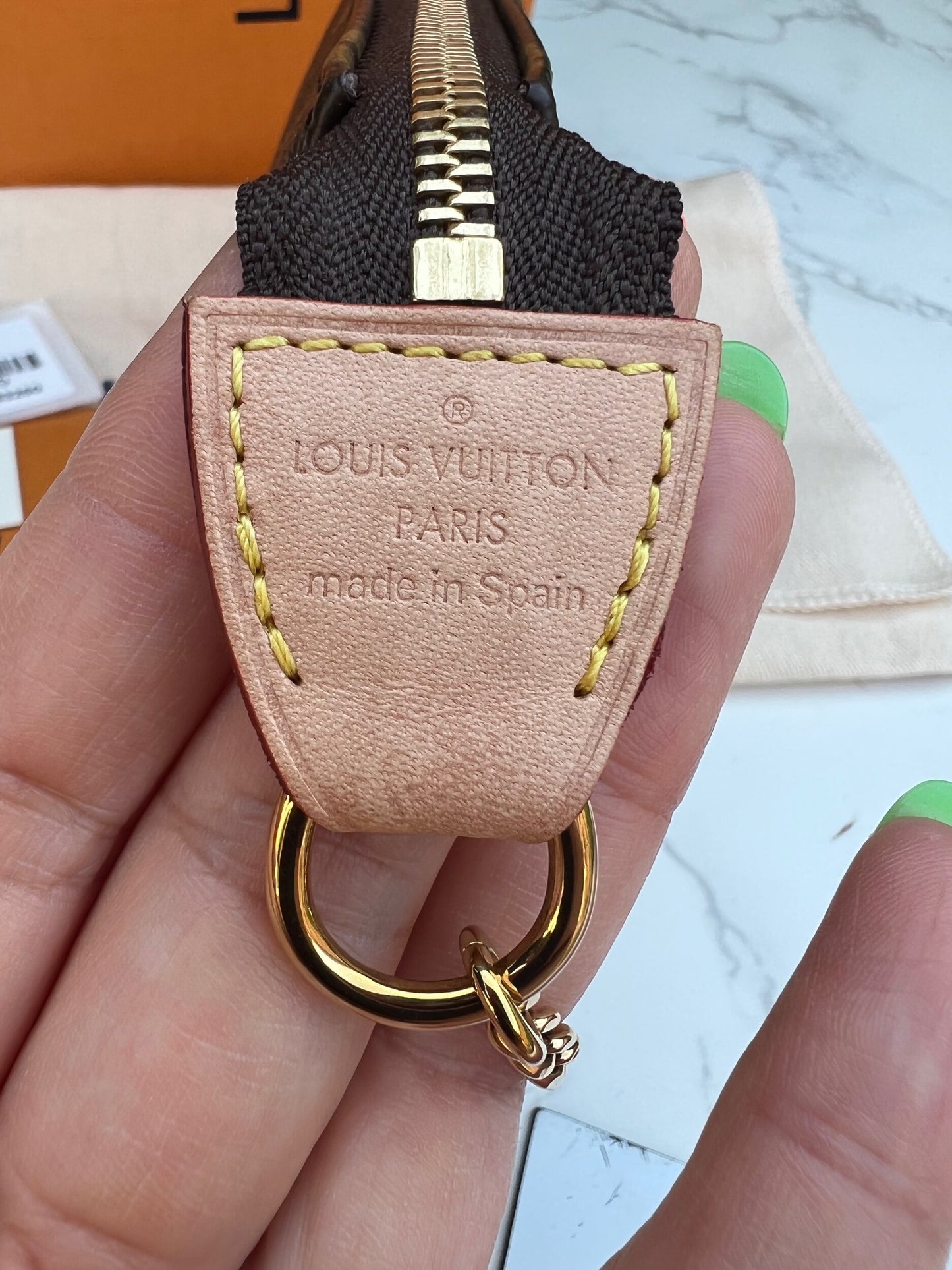 Authentic Preowned Louis Vuitton Monogram Canvas Mini Pochette Accessories
