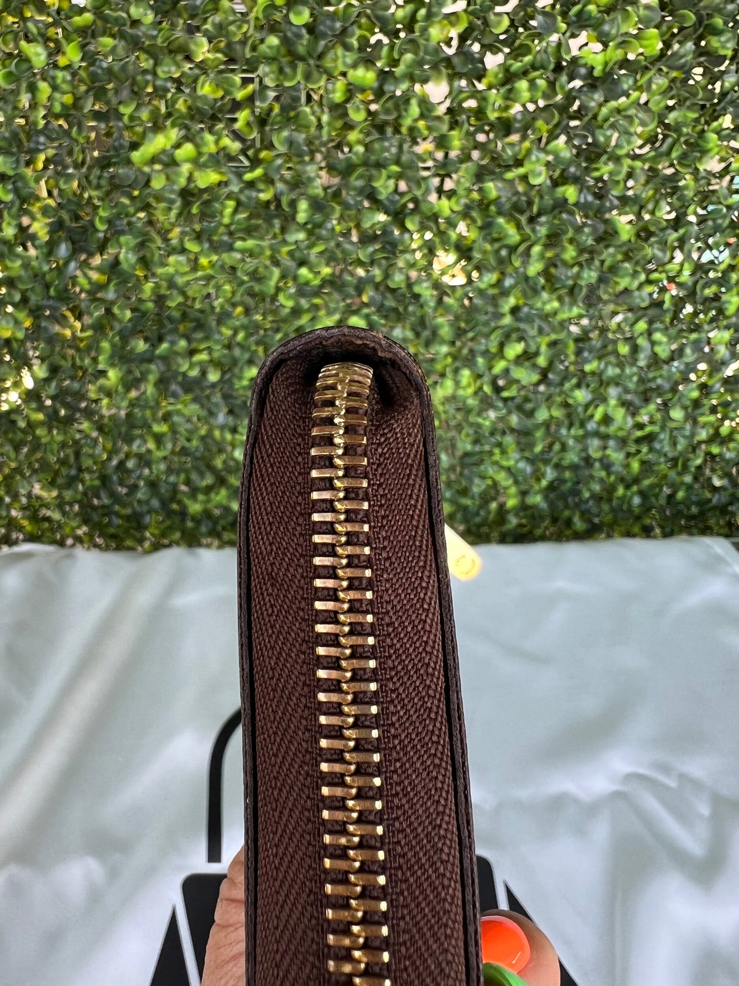 Authentic Preowned LV Organizer Zippy Wallet Damier Ebene
