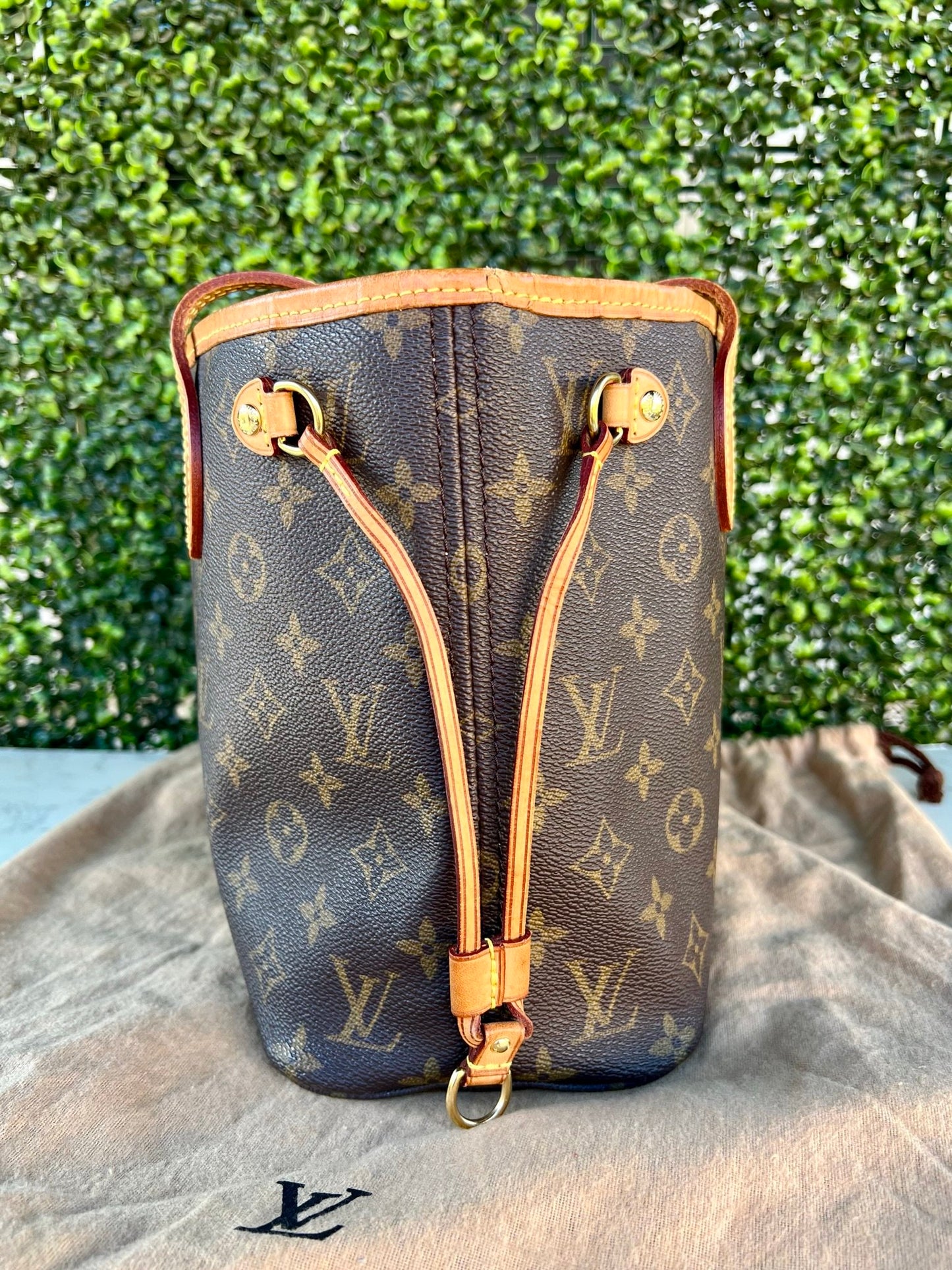 Authentic Preowned Louis Vuitton Neverfull PM Monogram Canvas Beige