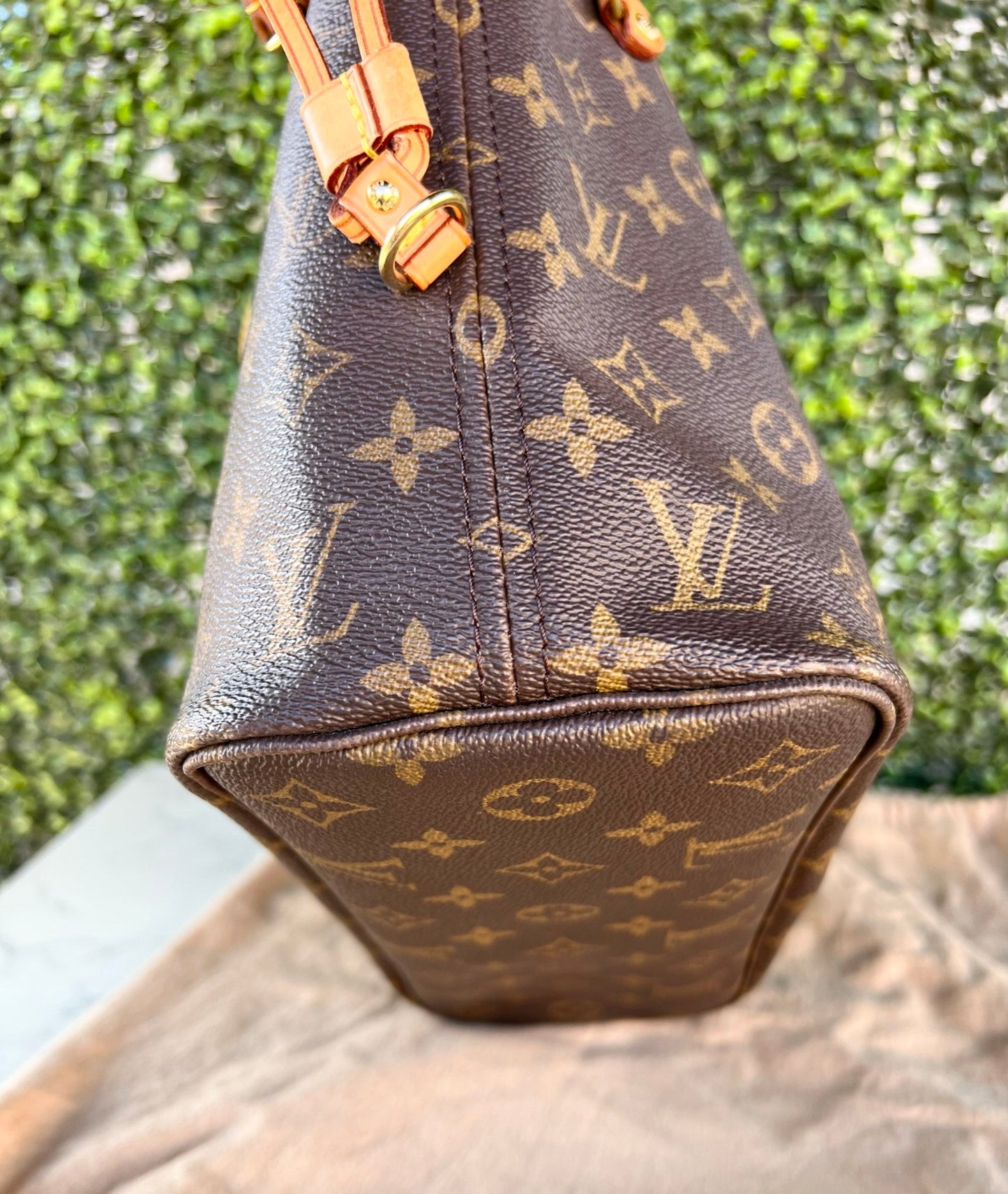 Authentic Preowned Louis Vuitton Neverfull PM Monogram Canvas Beige