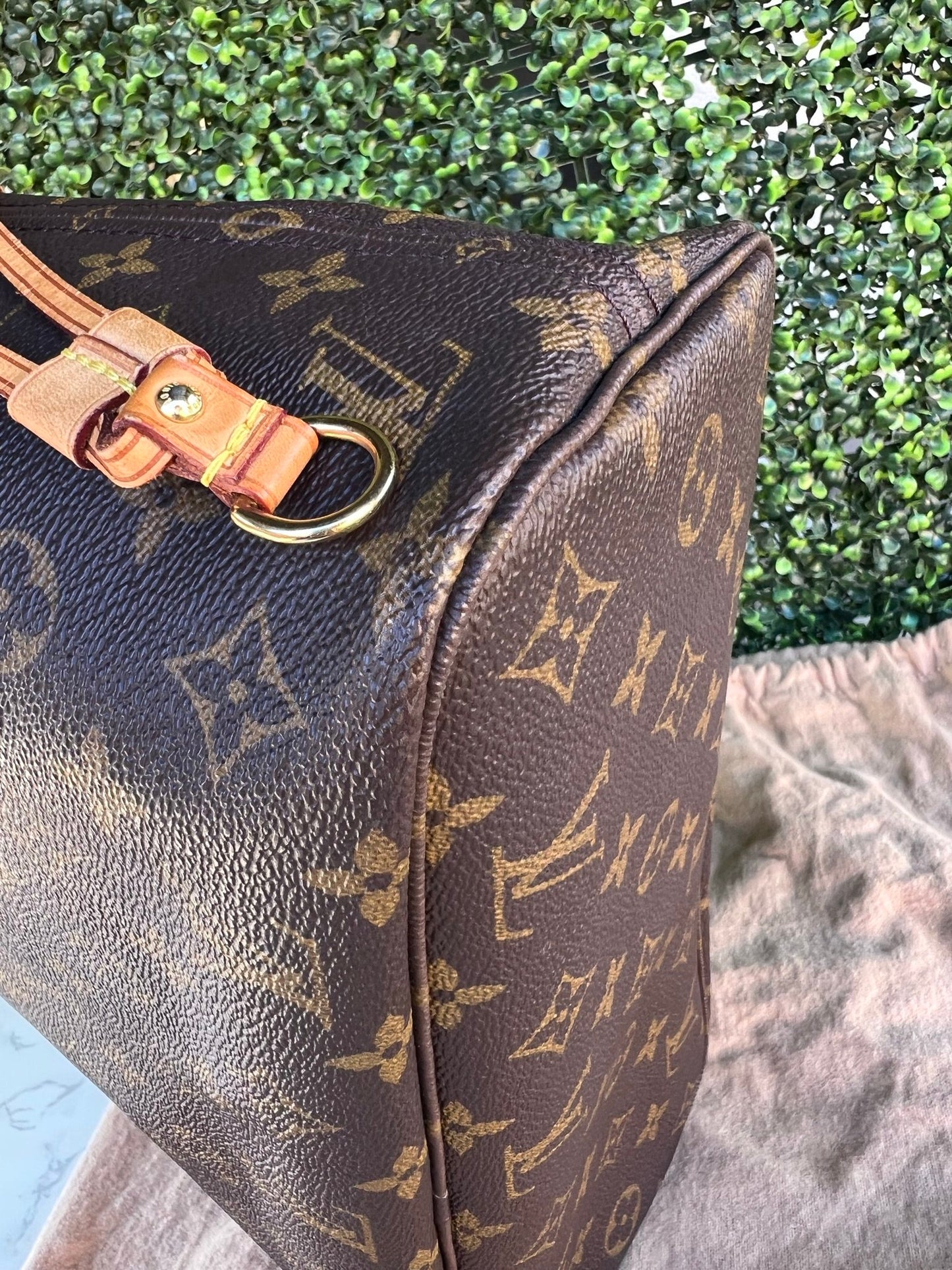 Authentic Preowned Louis Vuitton Neverfull PM Monogram Canvas Beige